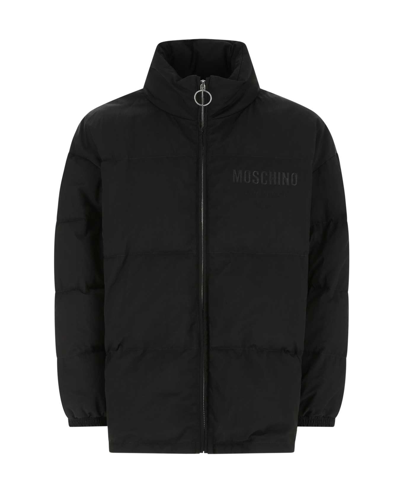Moschino Black Nylon Padded Jacket - 1555