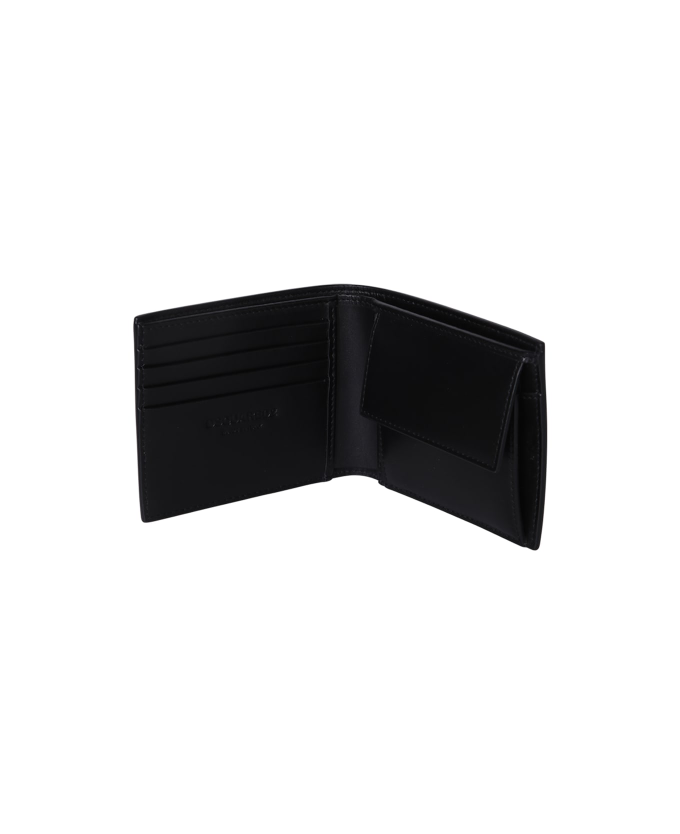 Dsquared2 Icon Splash Black Wallet - Black 財布