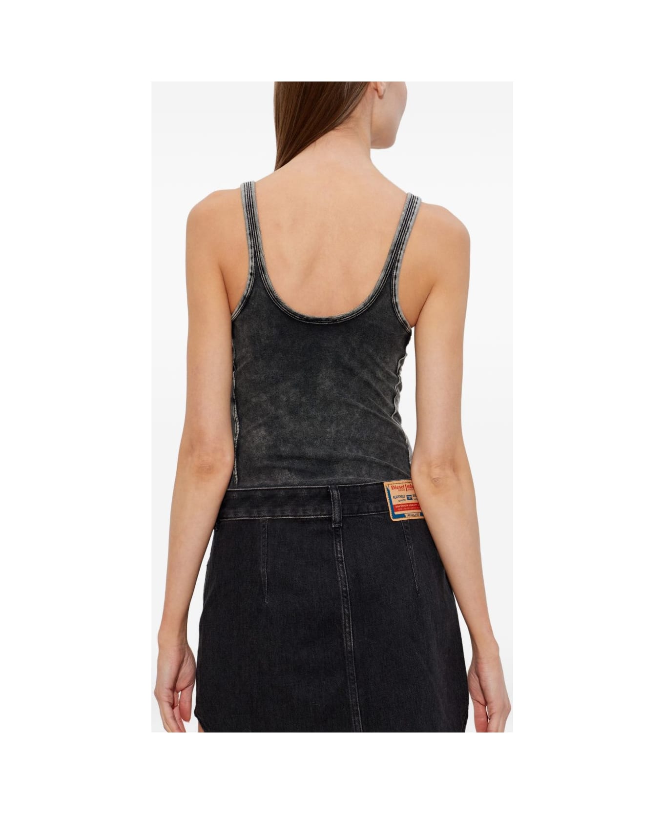 Diesel Cotton Bodysuit - Black