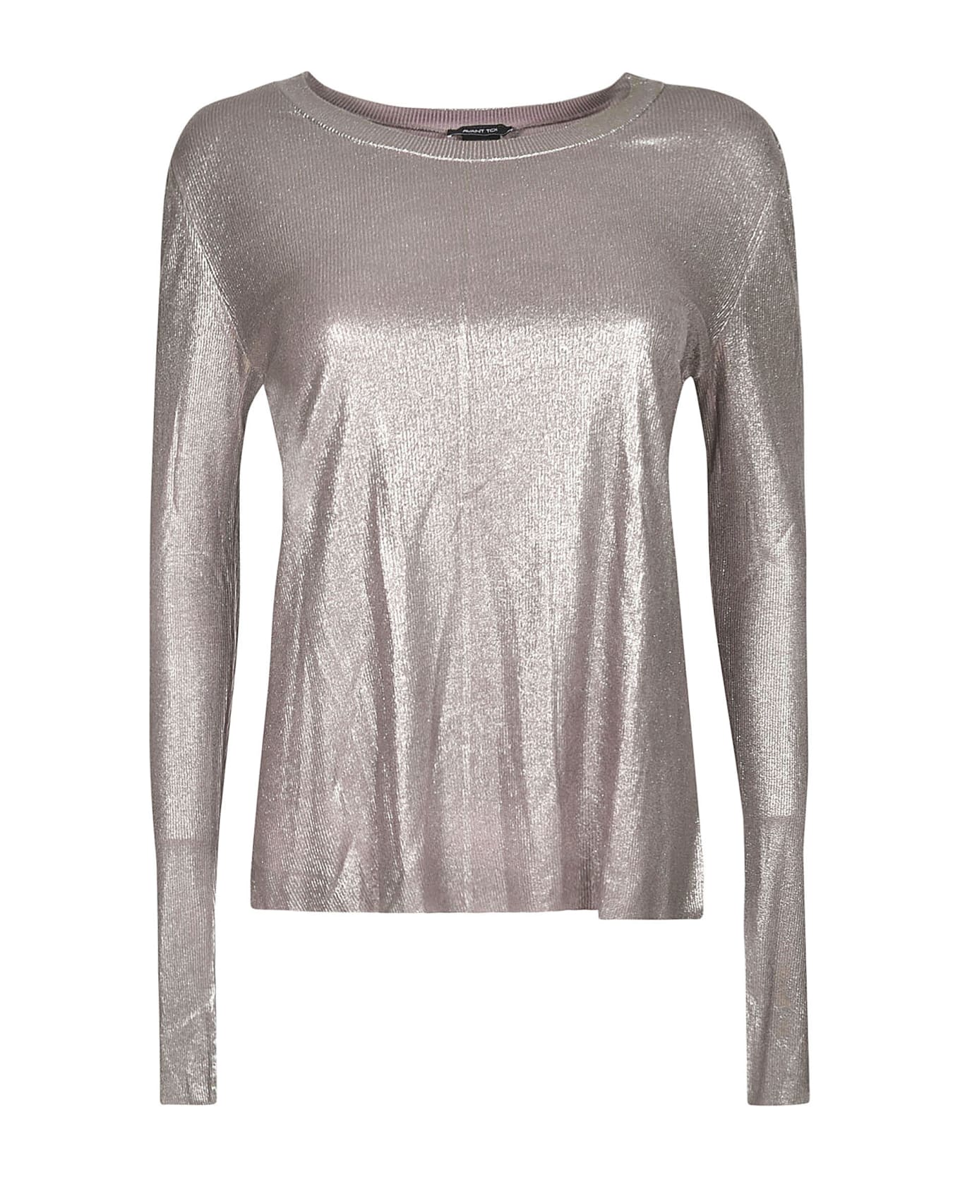 Avant Toi All-over Glitter Embellished Sweater - Purple
