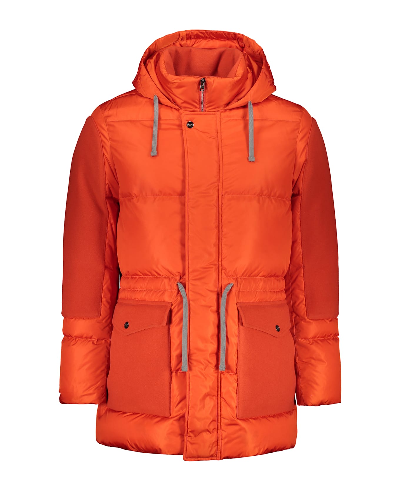 Herno Hooded Down Jacket - Coral