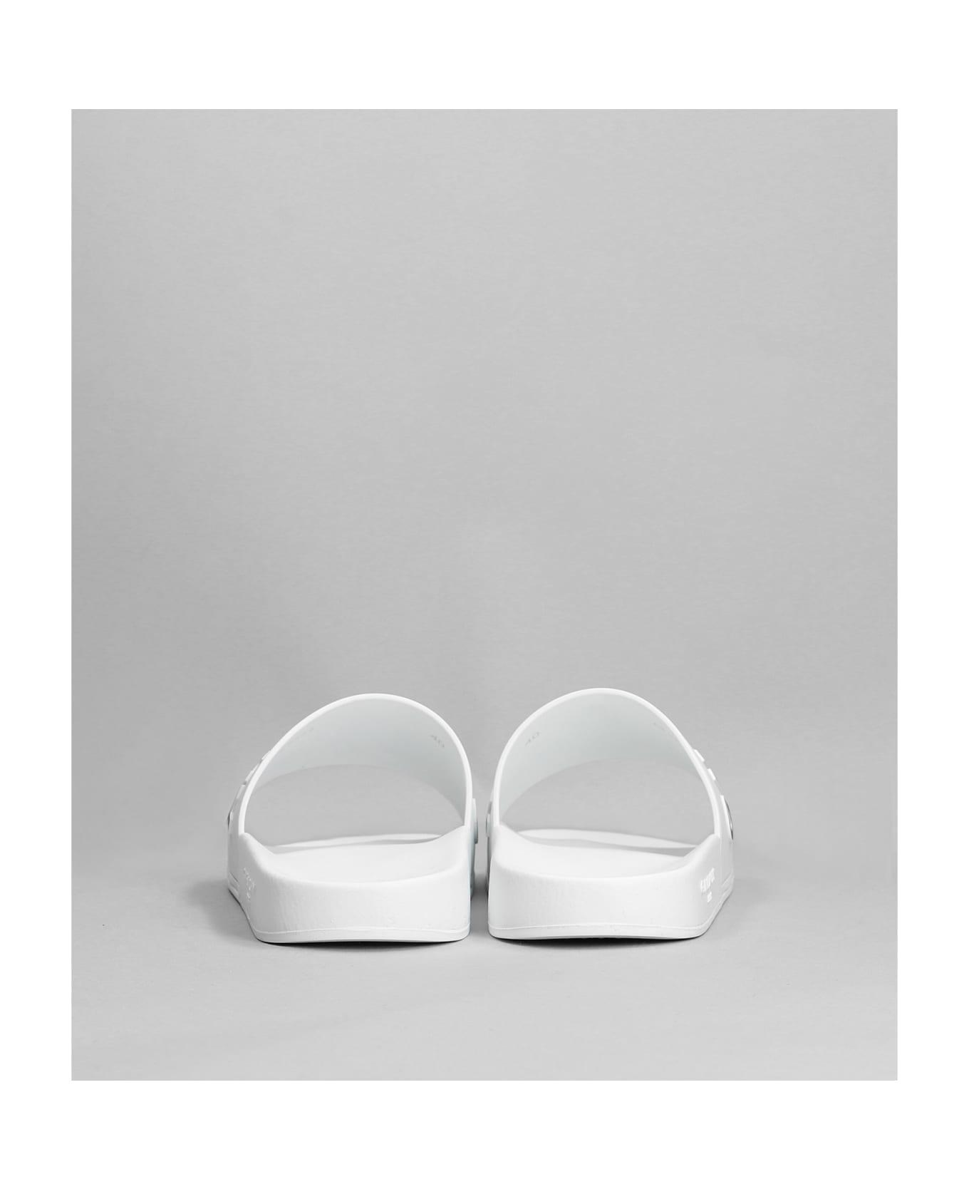 Givenchy Flats In White Rubber/plasic - white