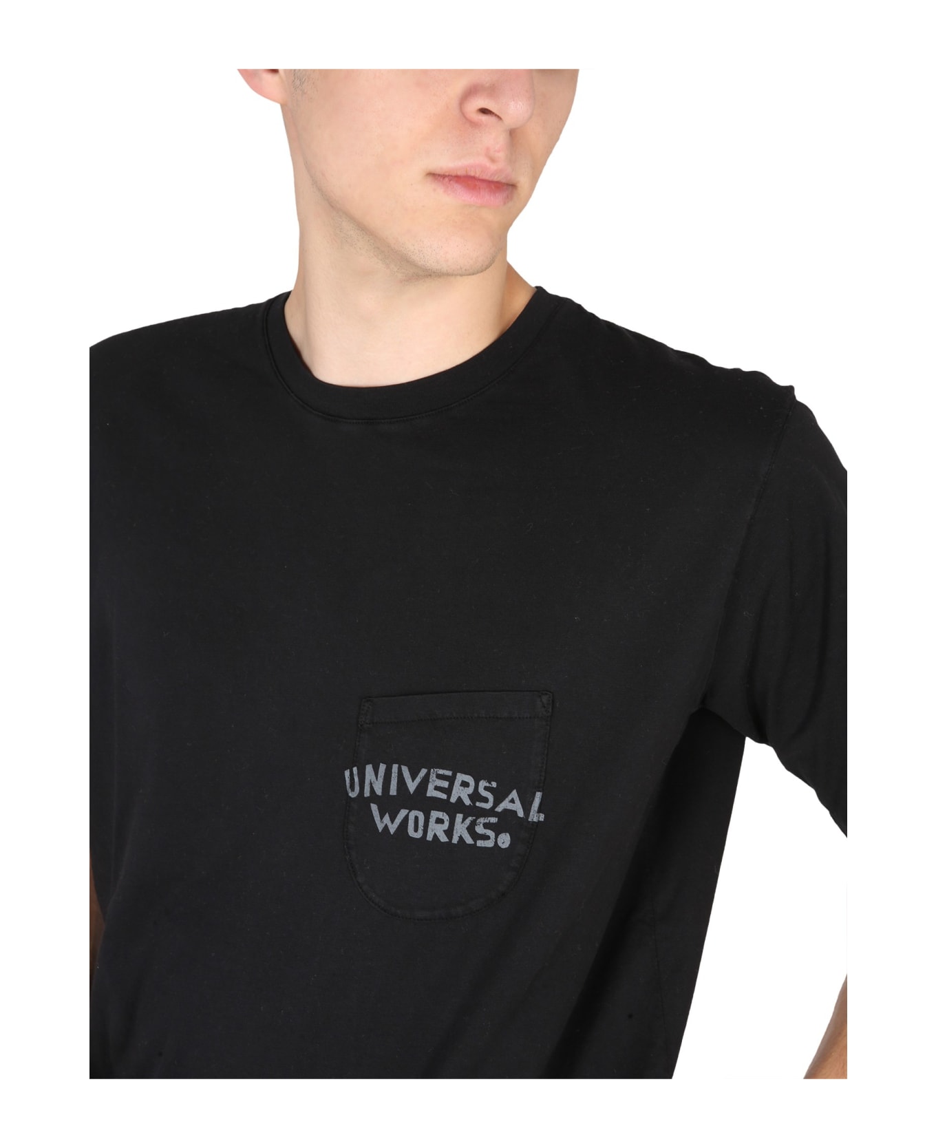 Universal Works Crewneck T-shirt - NERO