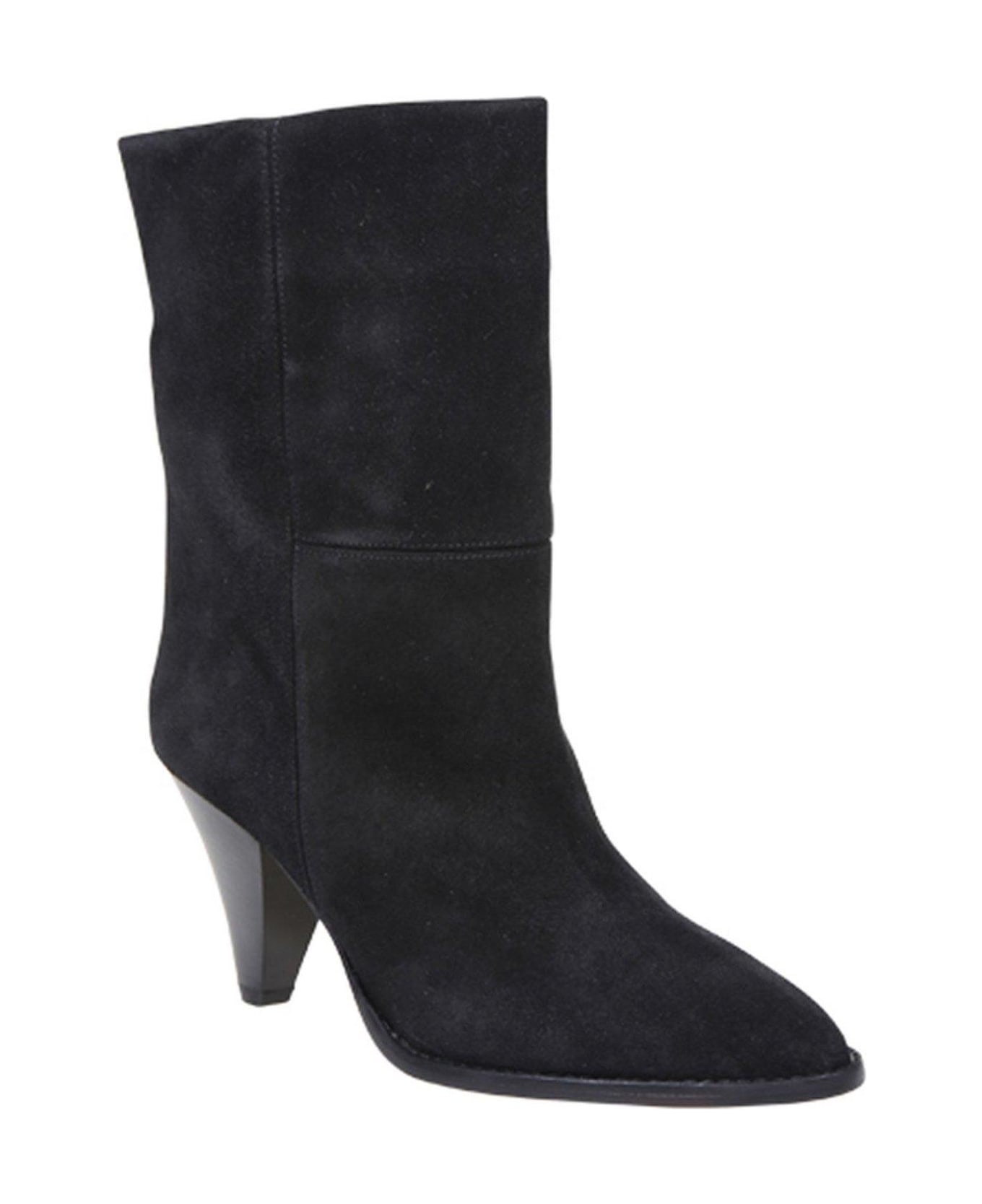 Isabel Marant Rouxa Pointed-toe Boots - Black