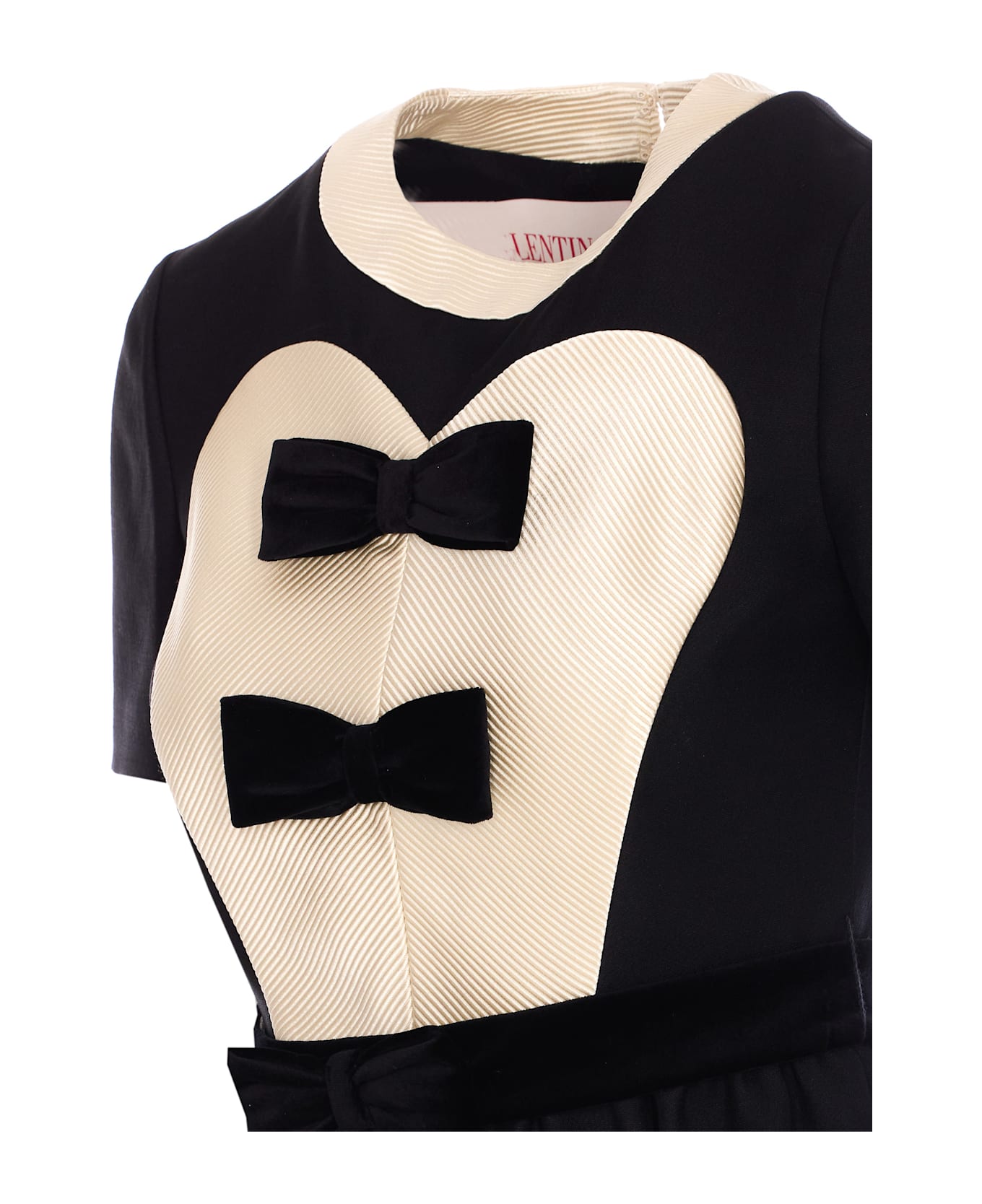 Valentino Garavani Bow Solid Dress - Black