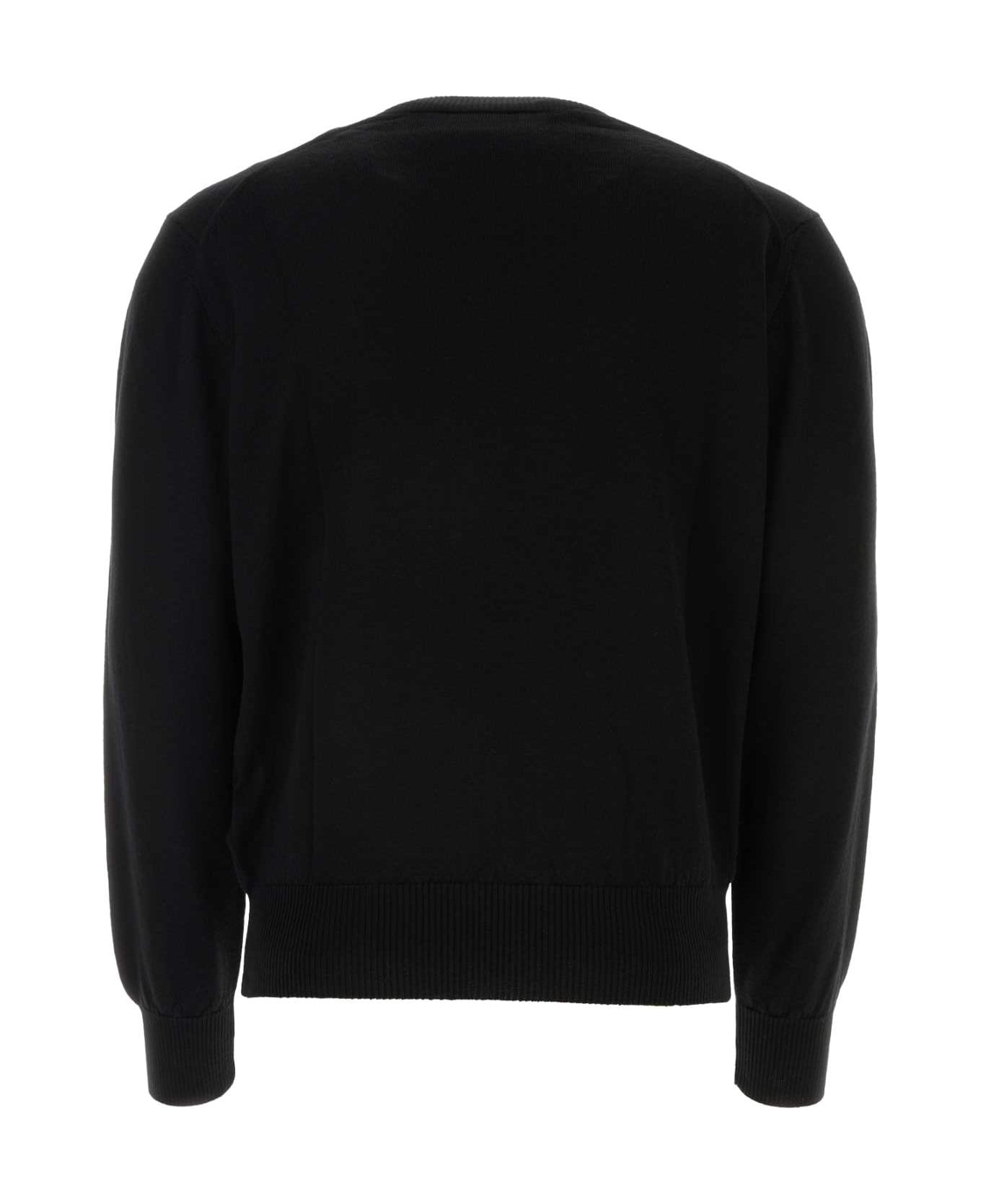 Ami Alexandre Mattiussi Black Wool Sweater - BLACK