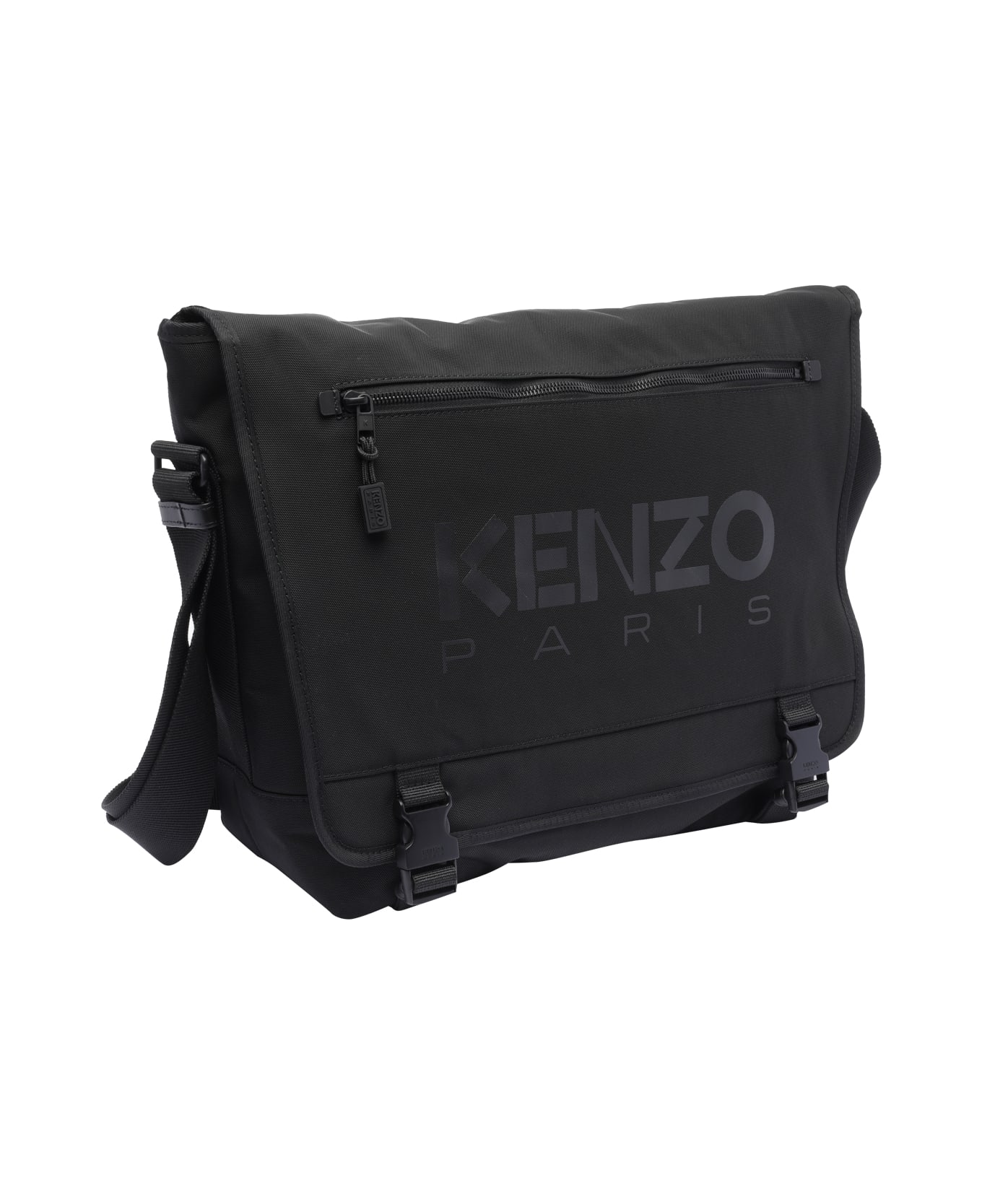 Kenzo 48 Messenger Bag - BLACK