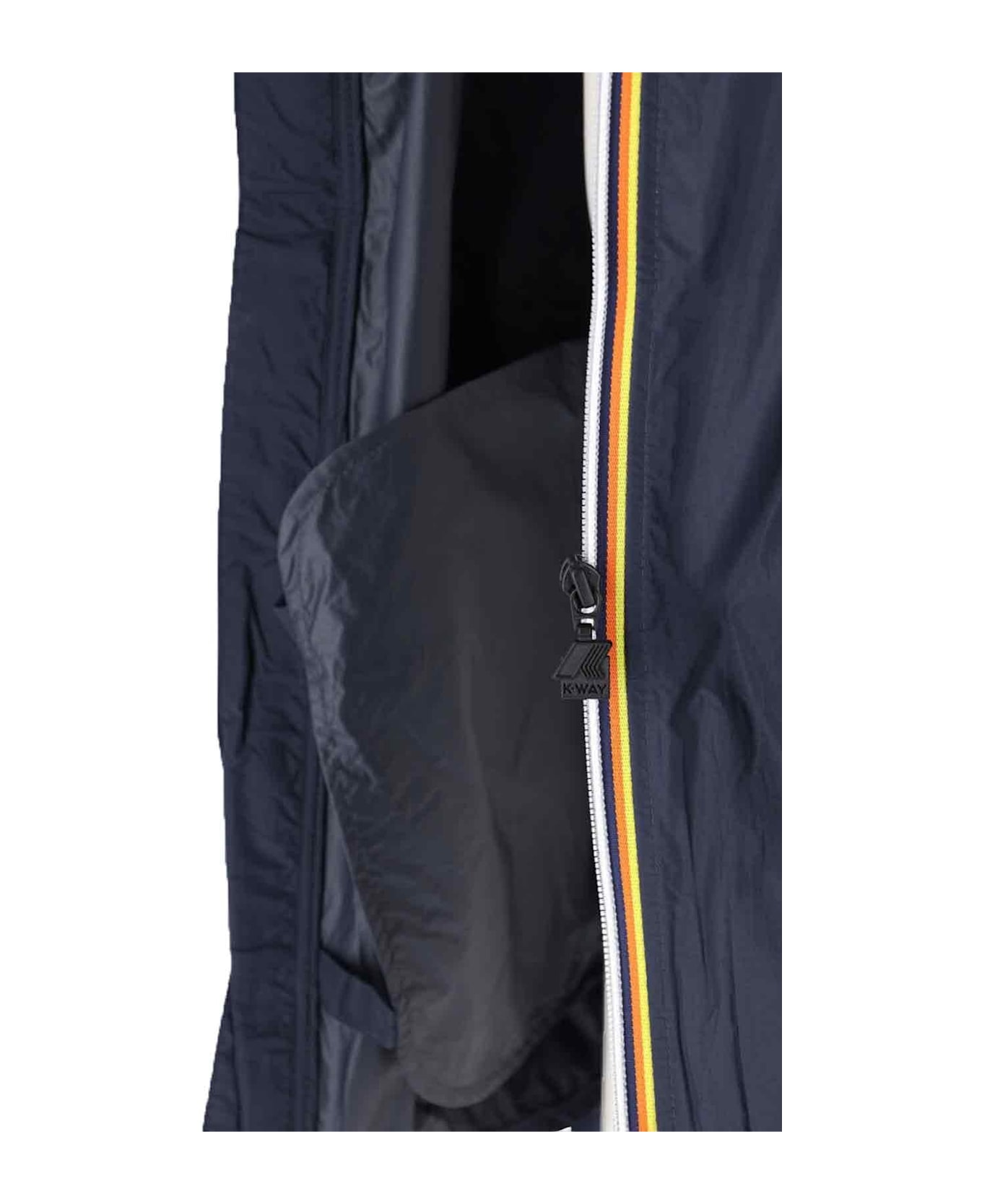 K-Way 
le Vrai
 Waterproof Zip Jacket - Blue Depth