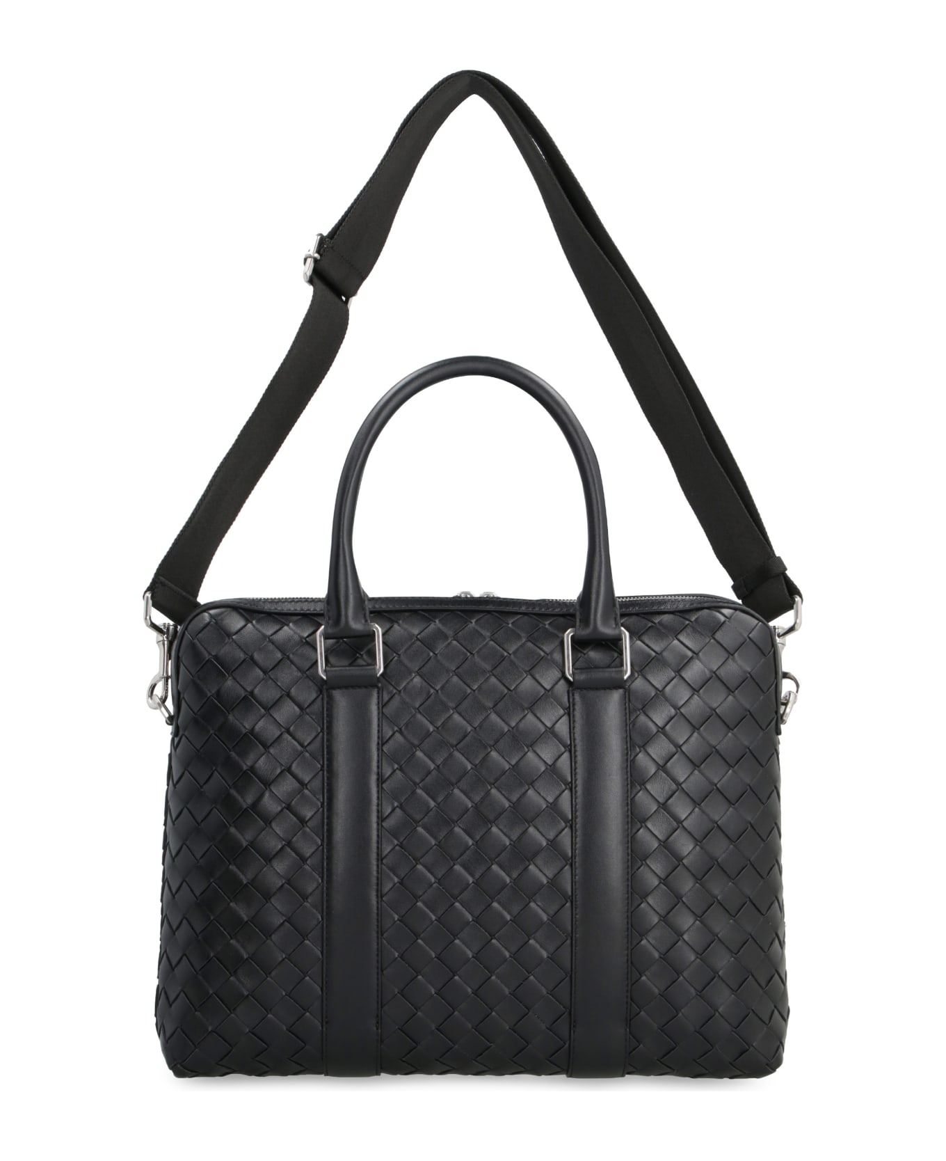 Bottega Veneta Intrecciato Document Case - NERO