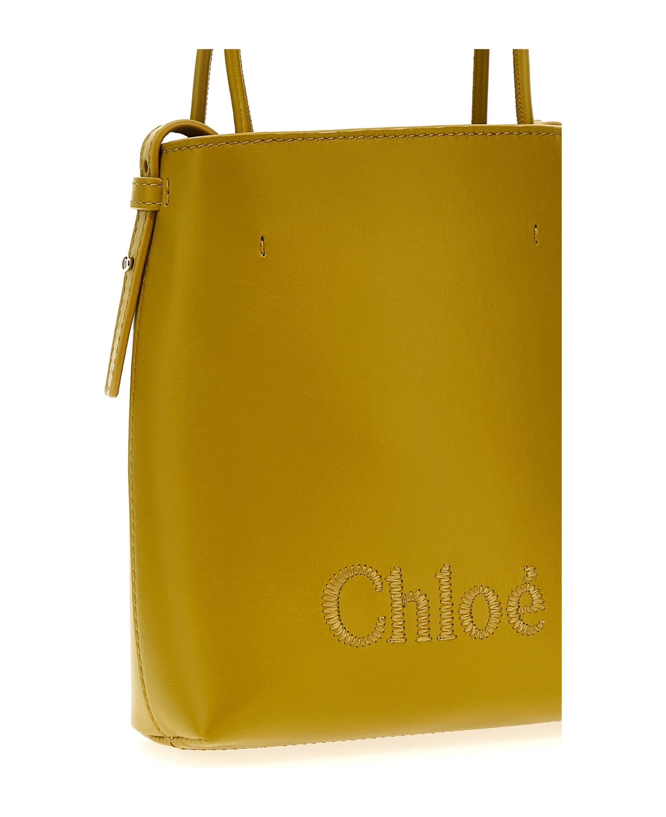 Chloé 'micro Chloe Sense' Bucket Bag - Green