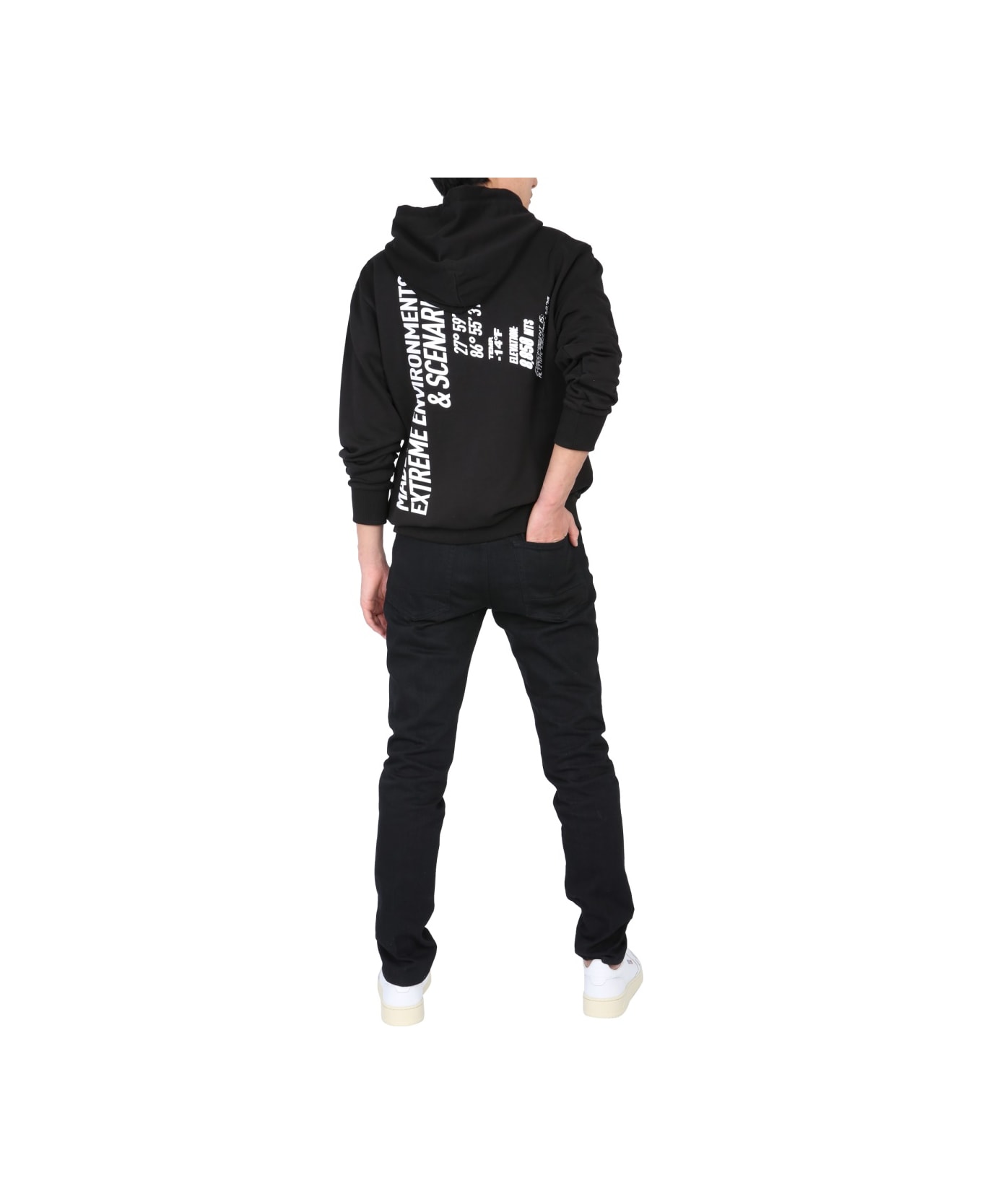 ih nom uh nit Hoodie - BLACK