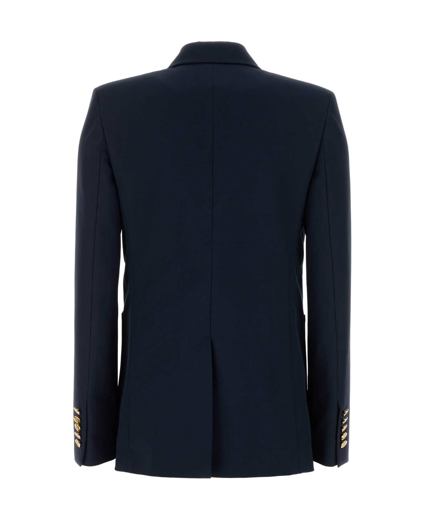 Gucci Navy Blue Cotton Blazer - CLASSICBLUEMIX