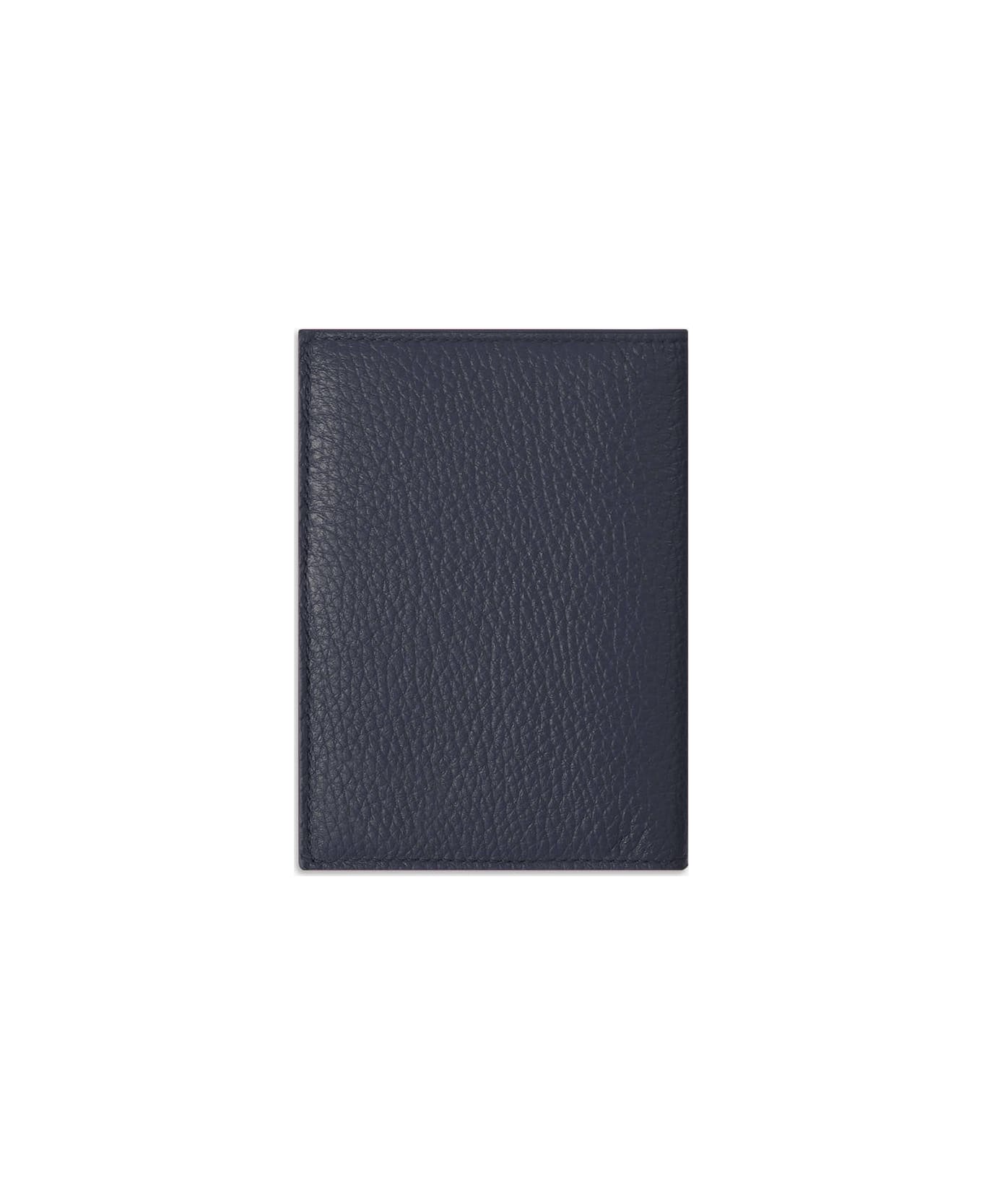 Larusmiani Passport Cover Fiumicino Accessory - Navy