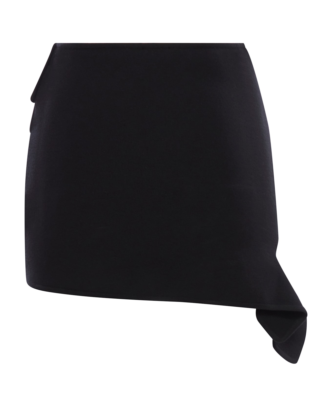 Courrèges Black Mini Skirt - Black