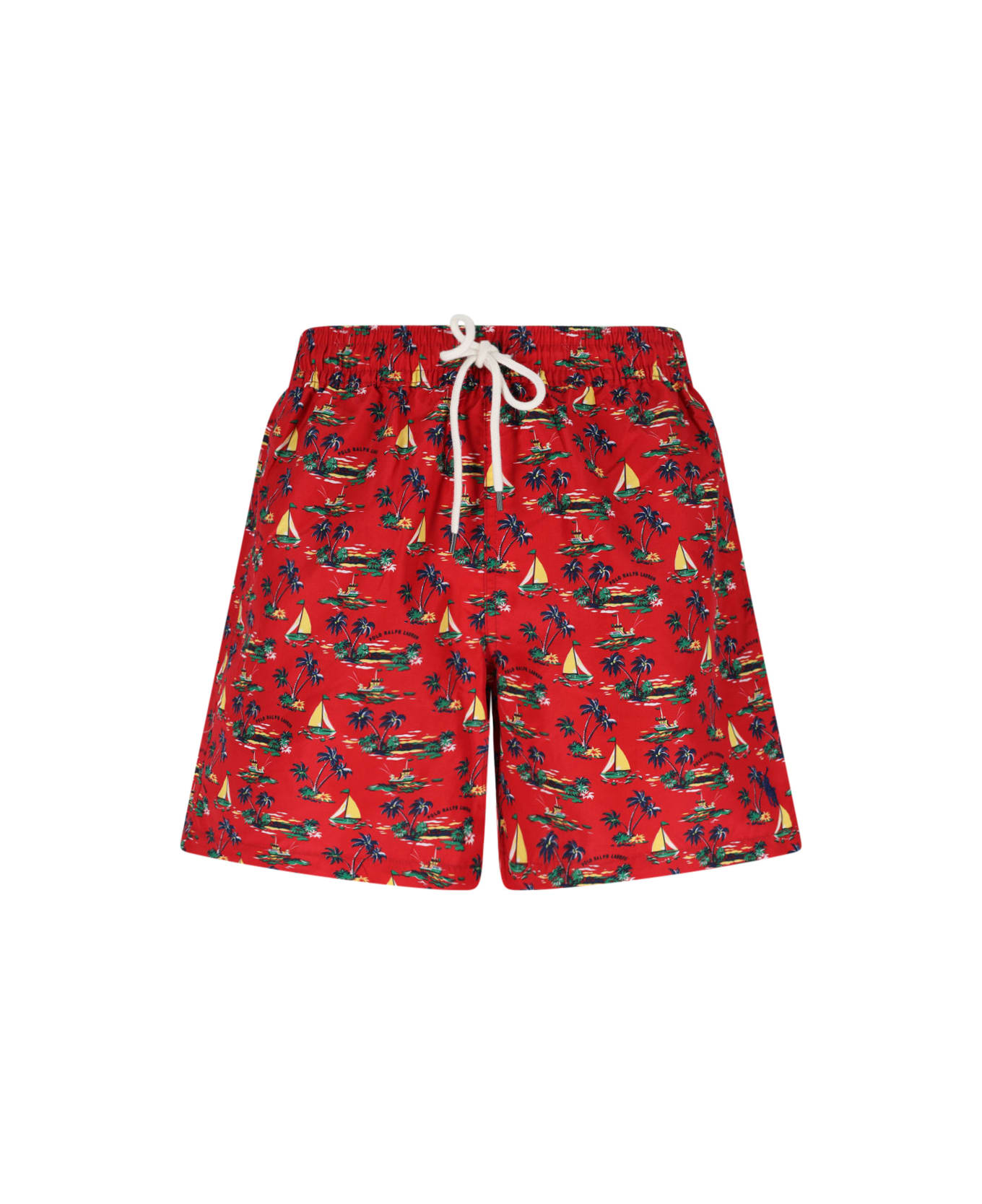 Polo Ralph Lauren 
traveler
 Swim Shorts - Red