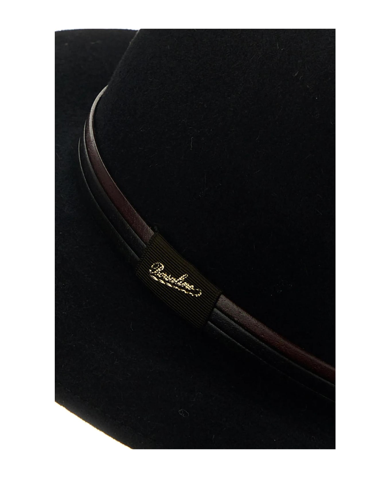 Borsalino Black Velour Hat - Nero