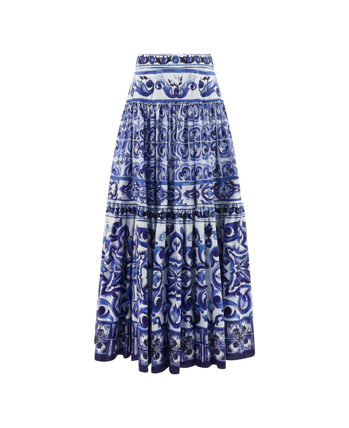Dolce & Gabbana Skirt - Tn Blu/bco