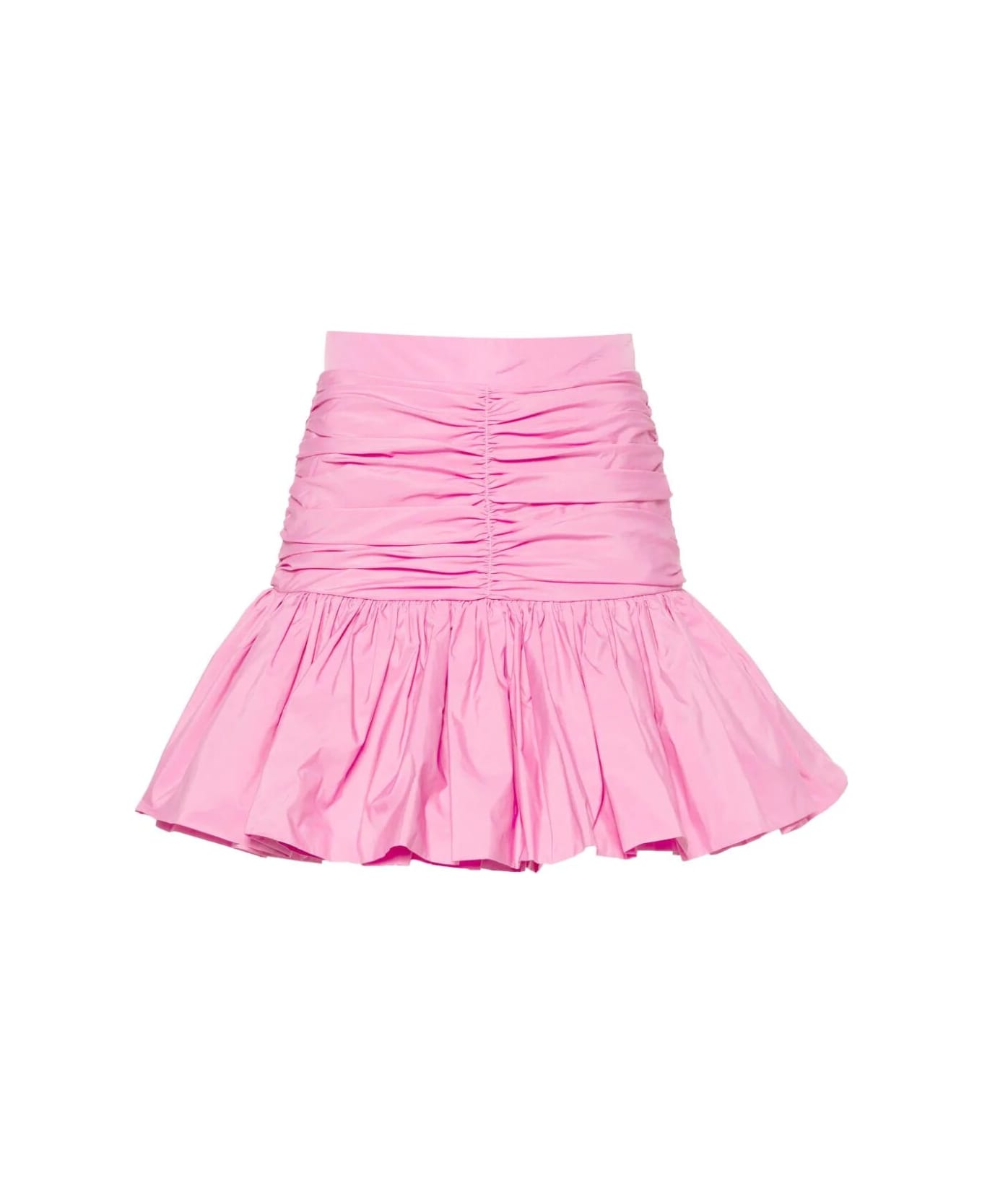 Patou Ruffle Mini Skirt - P Pink