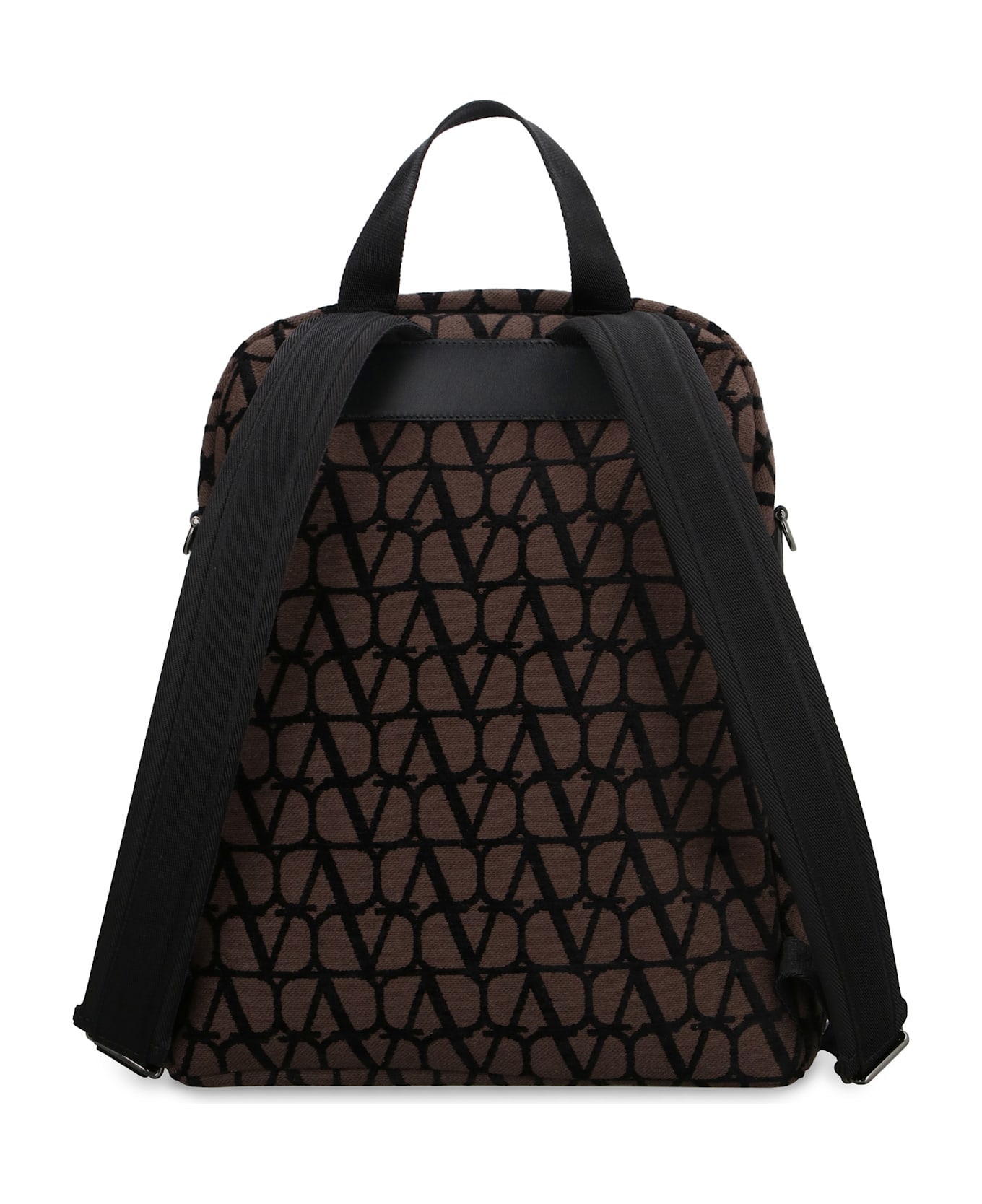 Valentino Garavani Toile Iconographe Fabric Backpack - brown