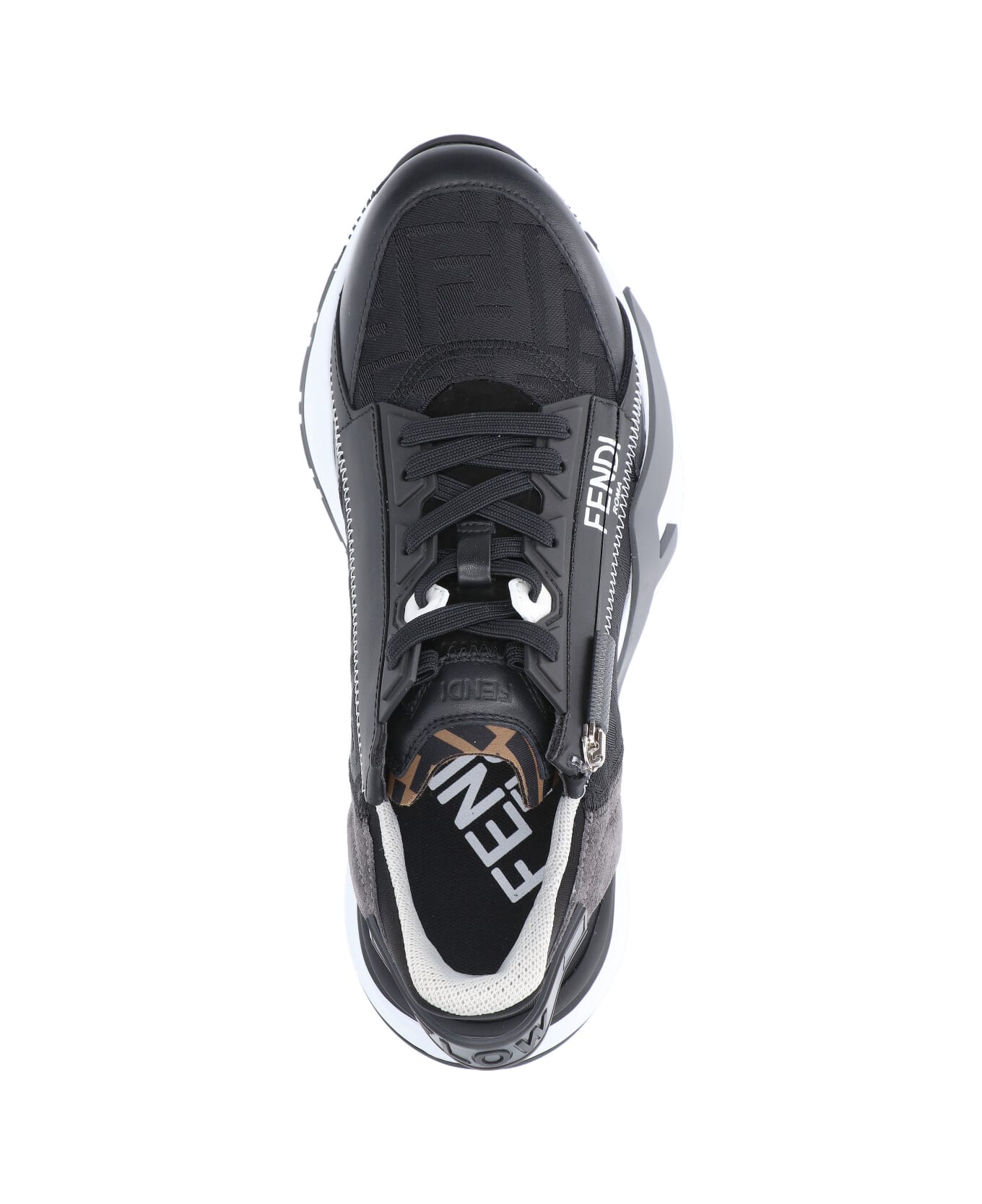 Fendi 
flow
 Low-top Sneakers - Nero Antracite