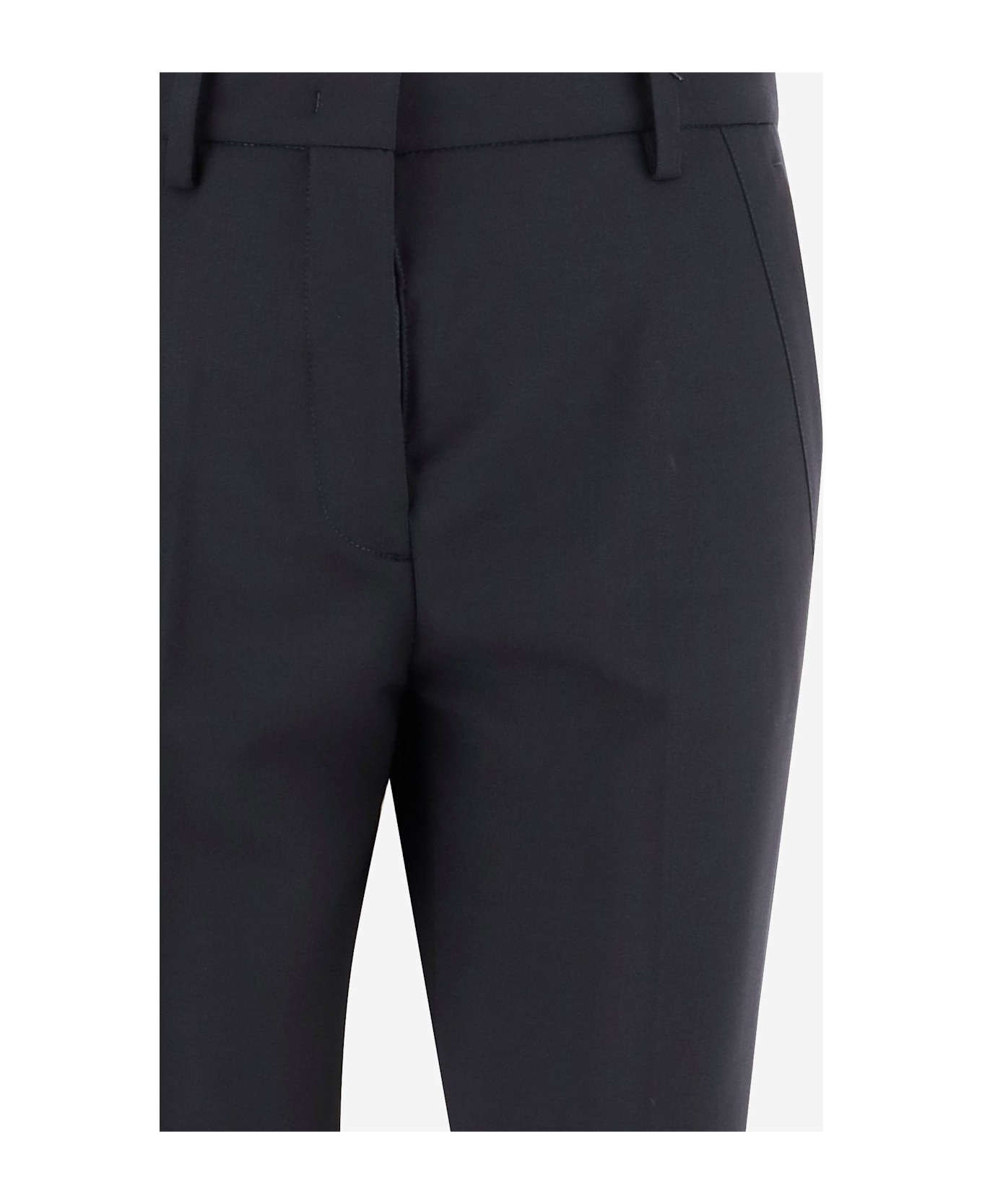 N.21 Stretch Wool Blend Pants - Blue