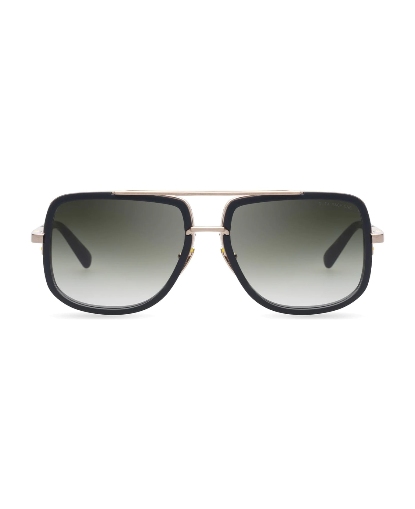 Dita Mach-one - Matte Black / Antique 12k Gold Sunglasses - Matte black
