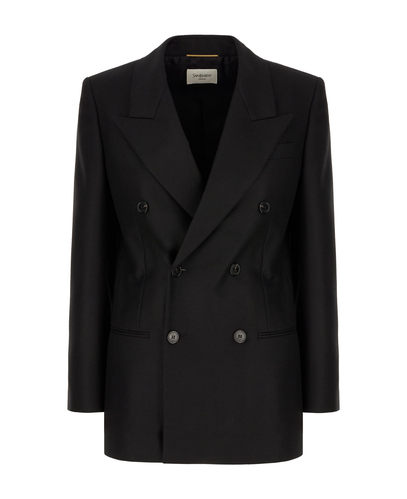 Saint Laurent Black Cashmere Blazer - Noir