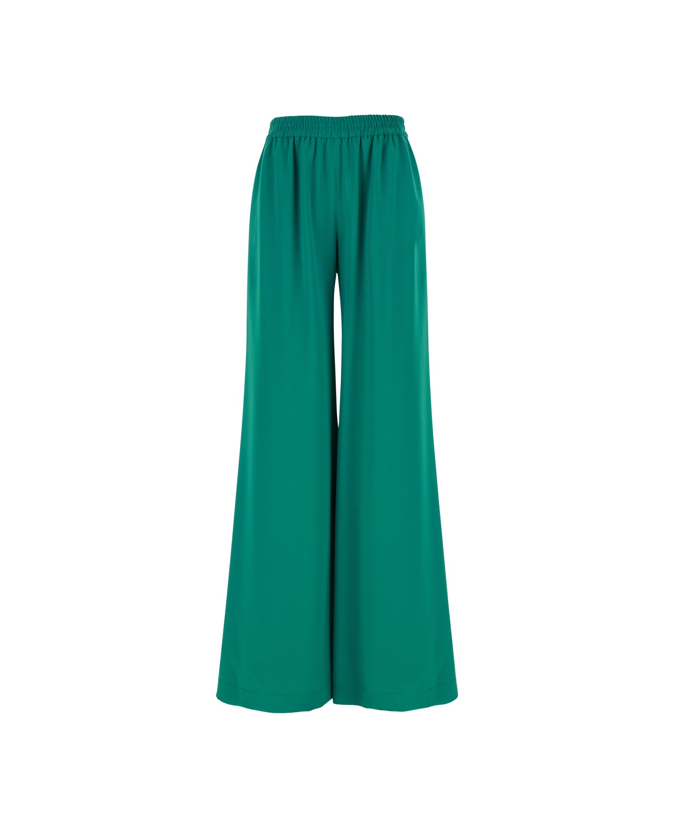 Gianluca Capannolo 
antonia
 Water Green Pants With Elastic Waist In Technical Fabric Woman - Green