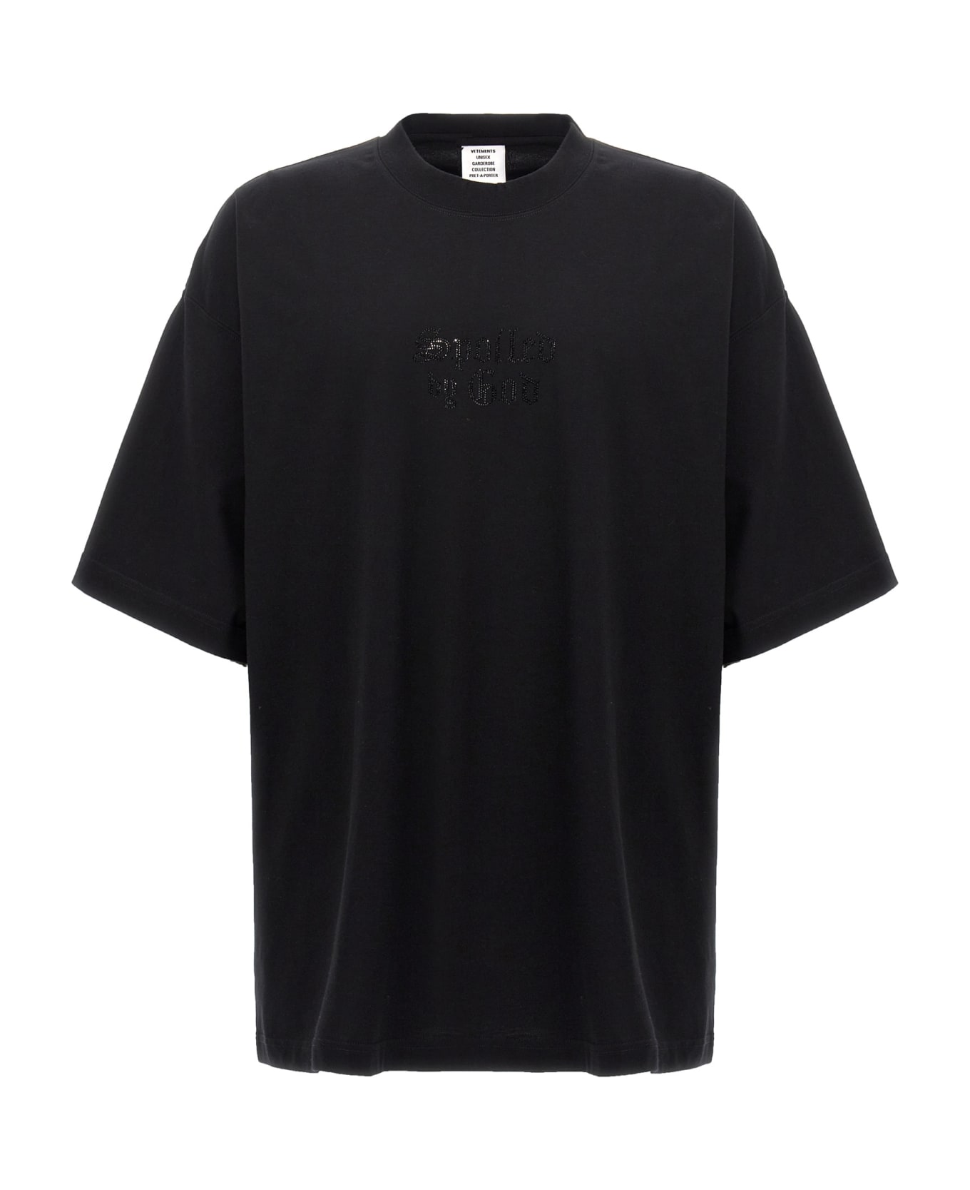 VETEMENTS 'spoiled By God' T-shirt - Black  