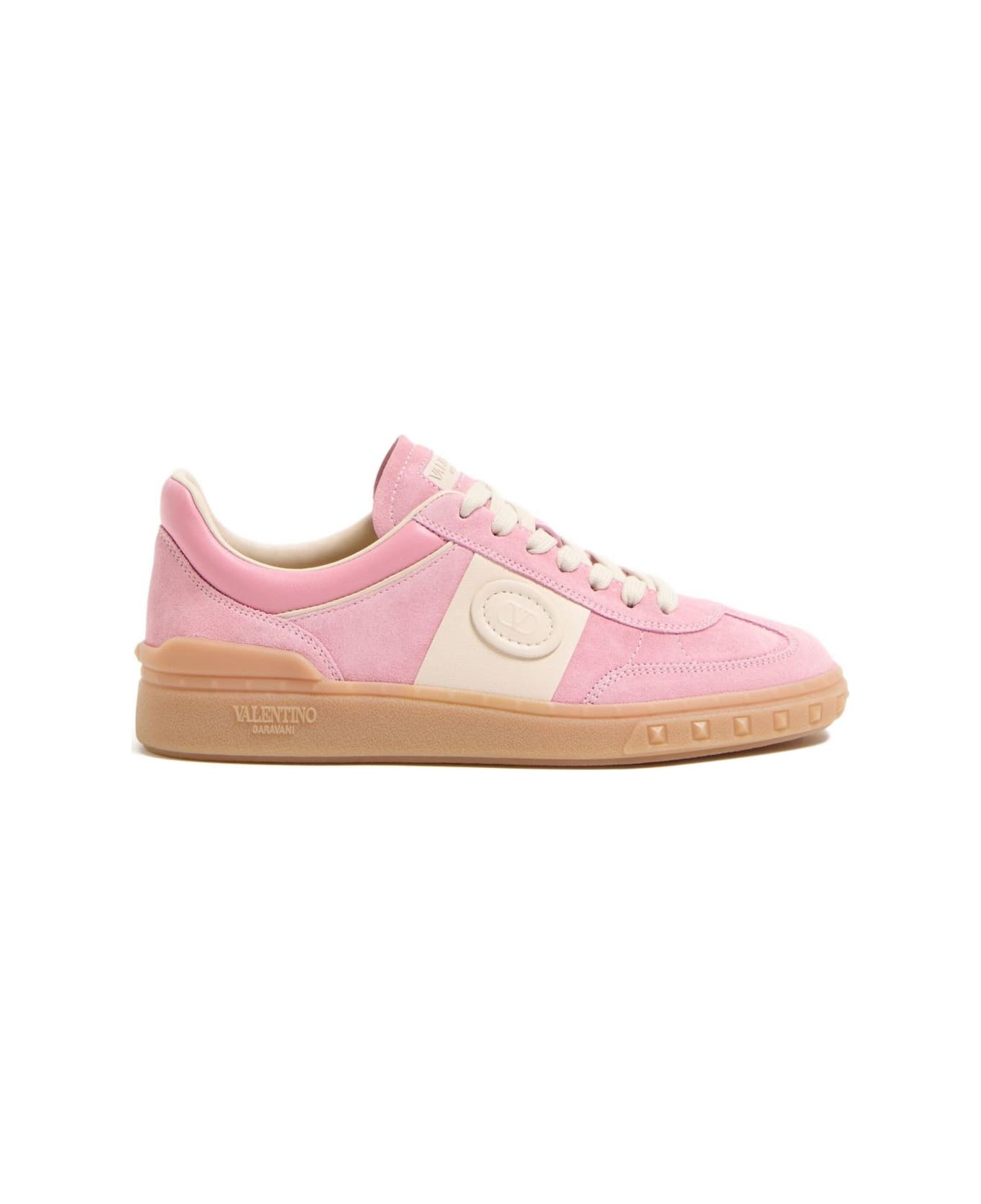 Valentino Garavani Upvillage Leather Sneakers - Pink