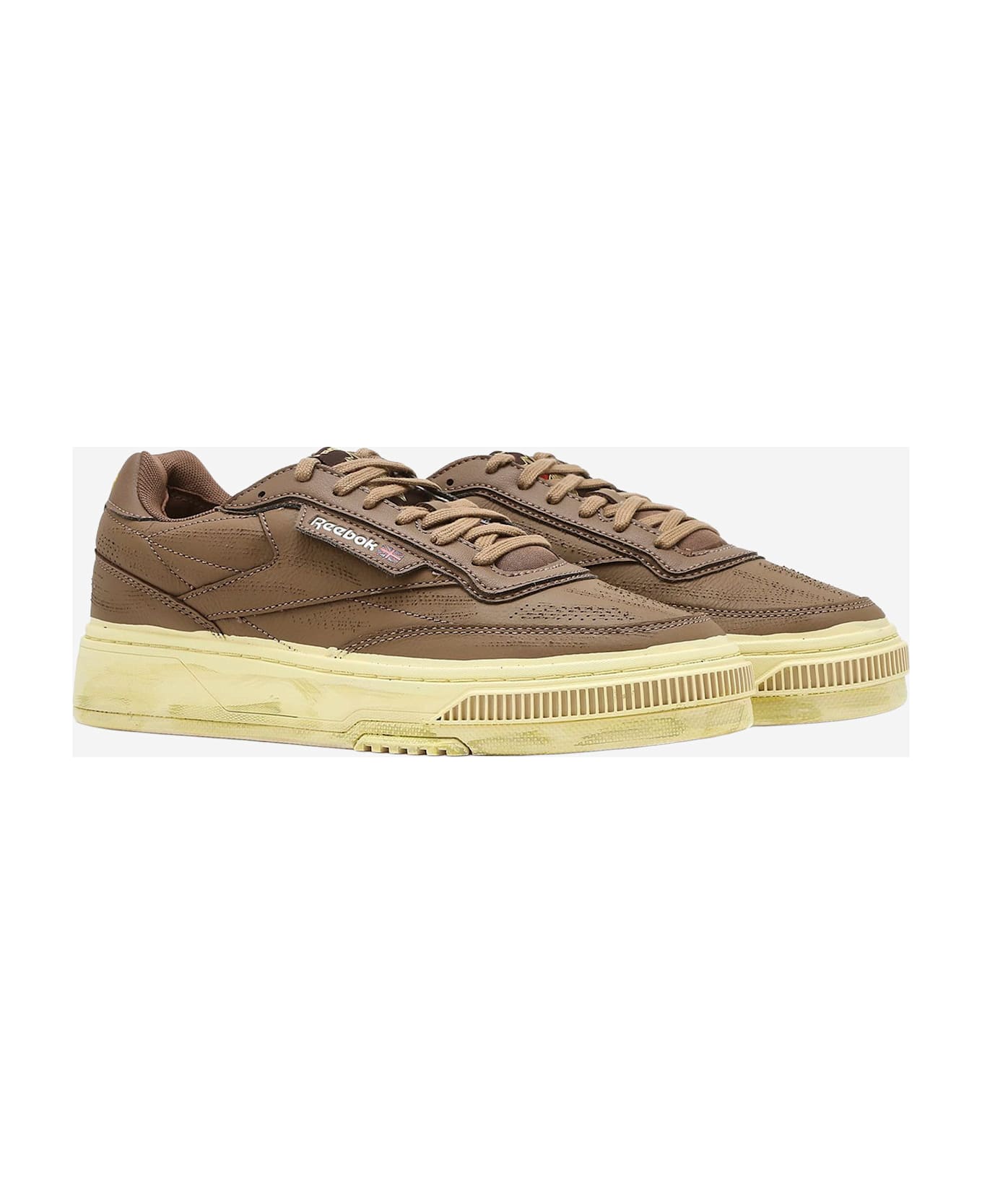 Reebok Club C Ltd Leather Sneakers - Brown