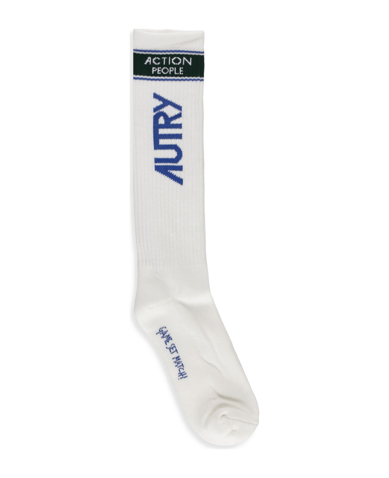 Autry Logoed Socks - White 靴下