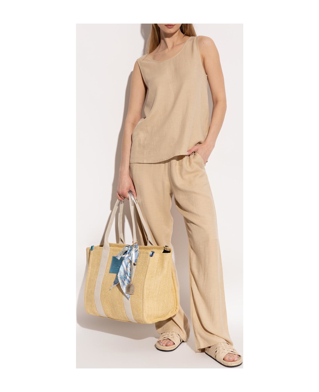 Stella McCartney Woven Sandals - Beige
