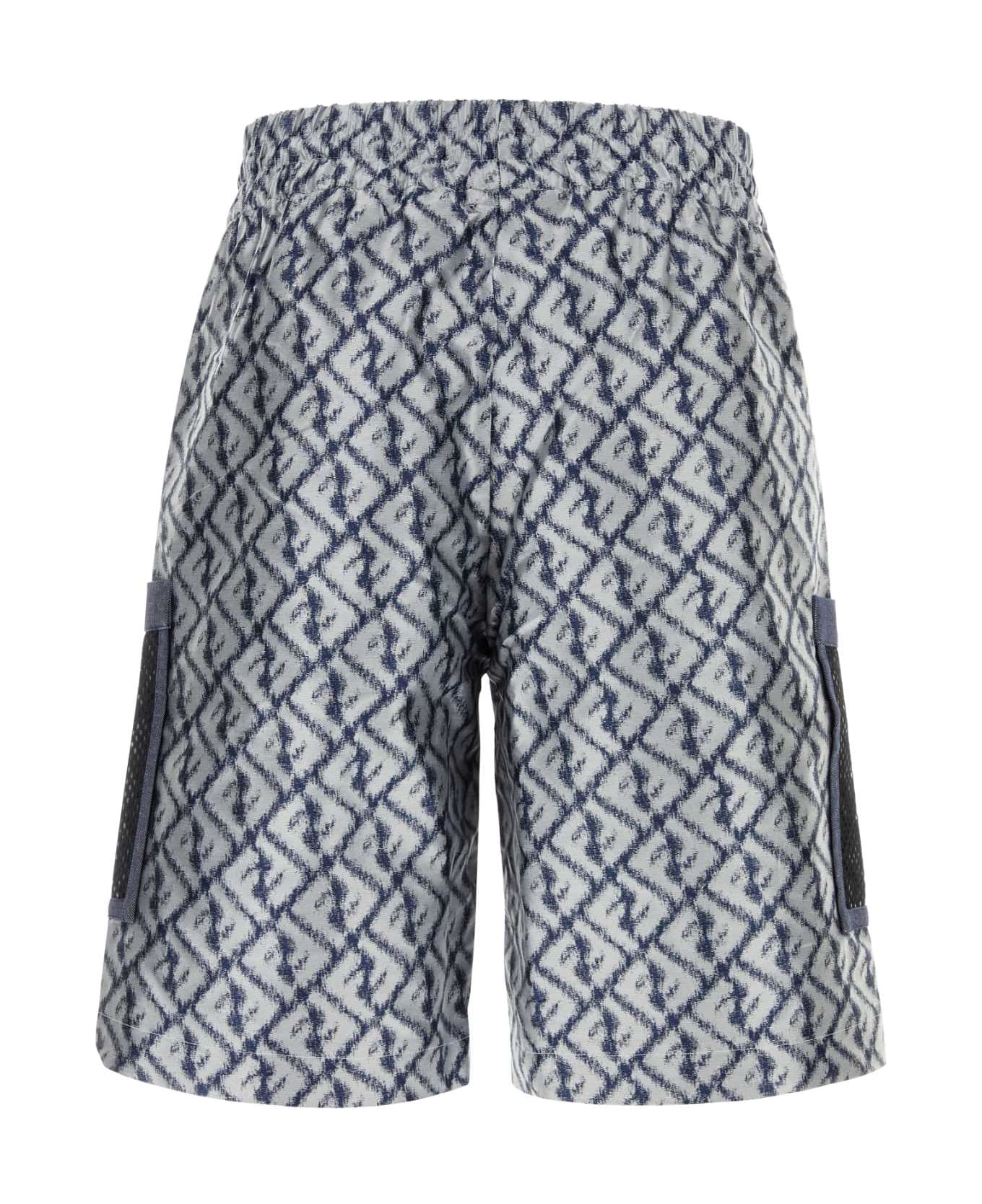 Fendi Embroidered Bermuda Shorts - F1KRN ショートパンツ