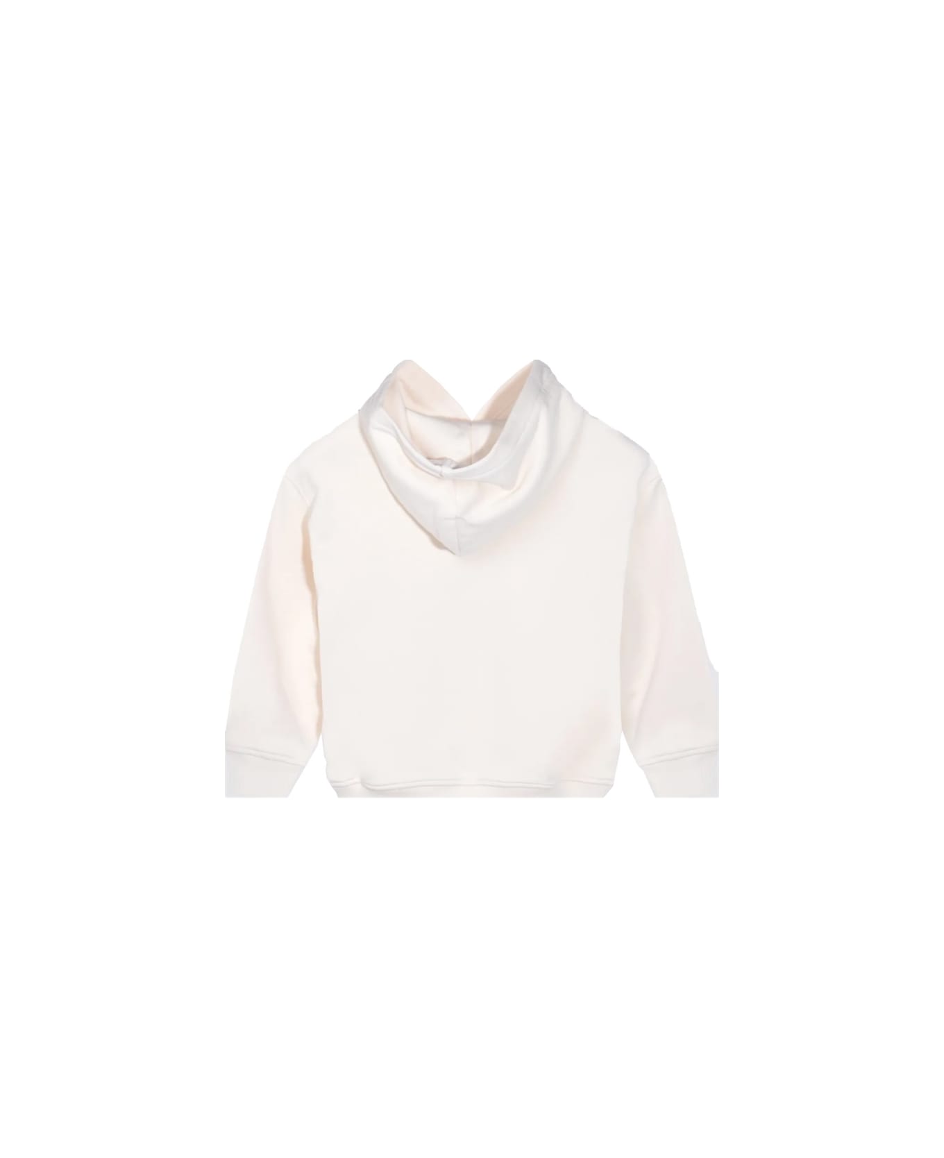 Moschino Hoodie With Logo - BEIGE