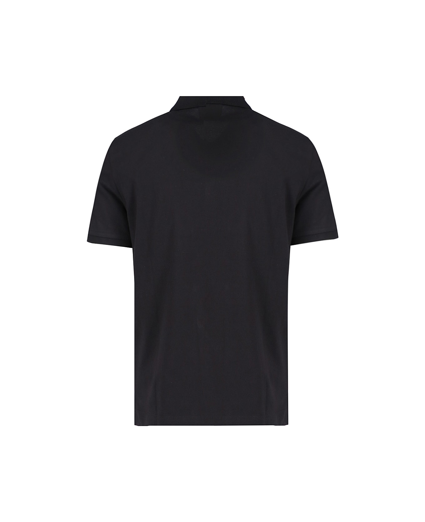 C.P. Company 'stretch Piquet' Slim Polo Shirt - Black