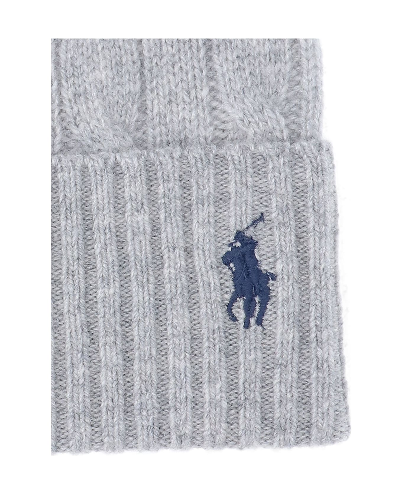 Polo Ralph Lauren Logo Beanie - Gray