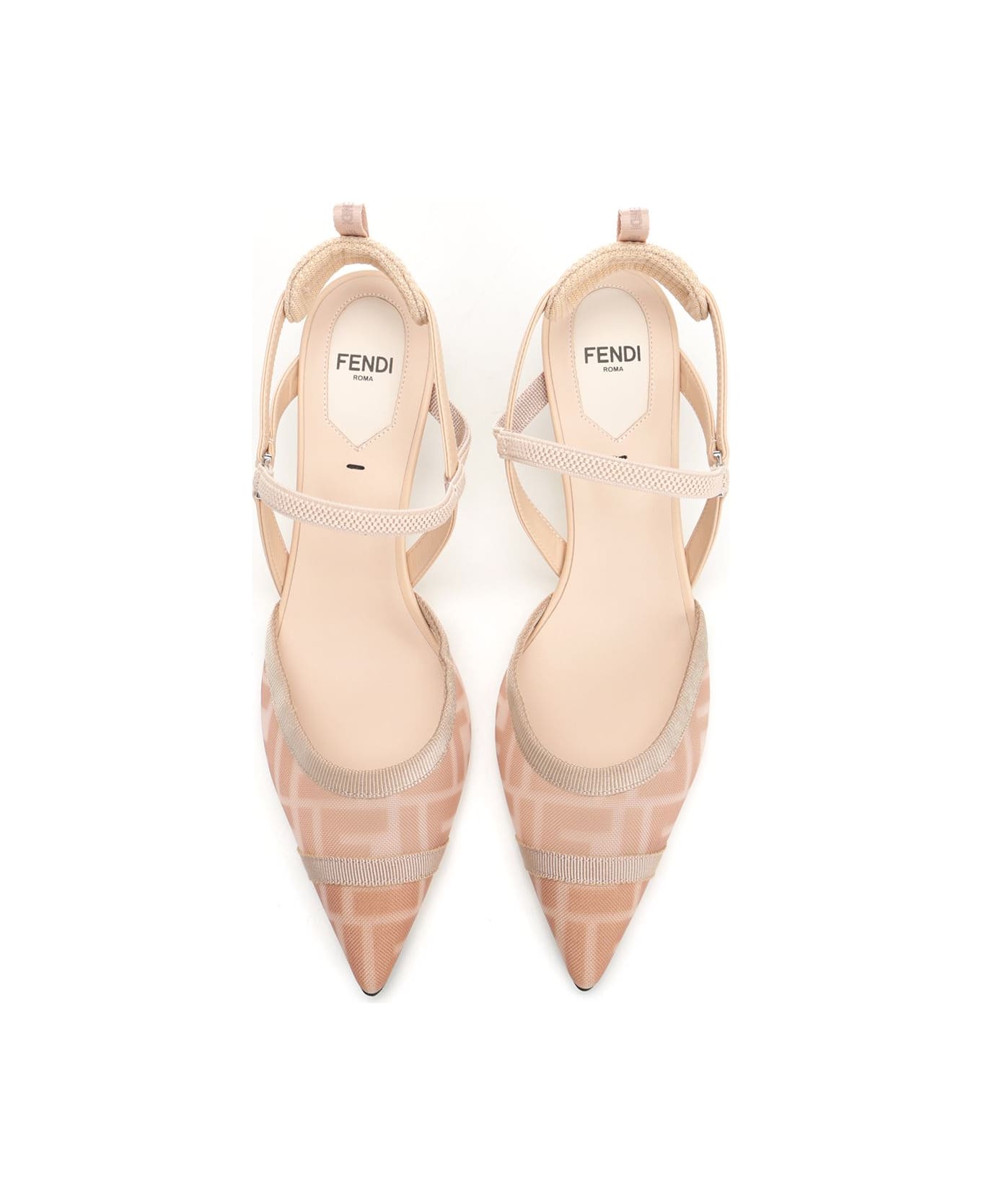 Fendi "colibrì Lite" Slingbacks - Rose