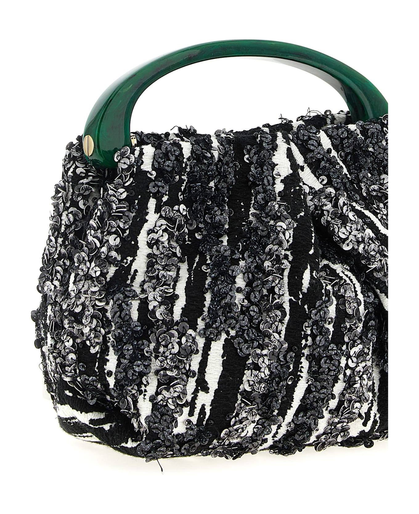 Dries Van Noten 
w.l.
 Handbag - White/Black