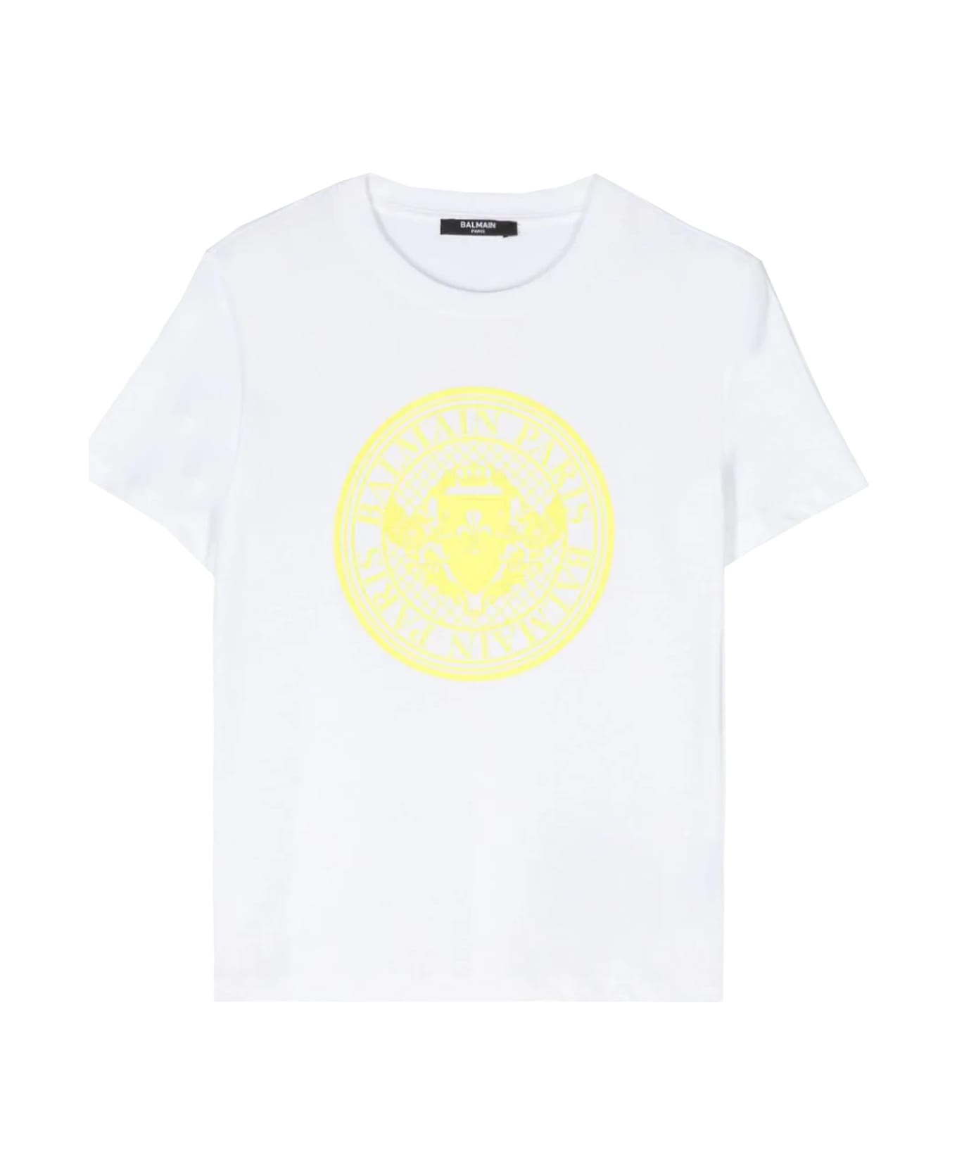 Balmain T-shirt With Print - White Tシャツ＆ポロシャツ
