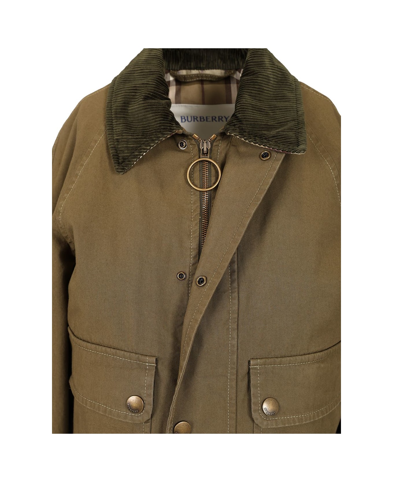 Burberry Short Outerwear Jacket - Green