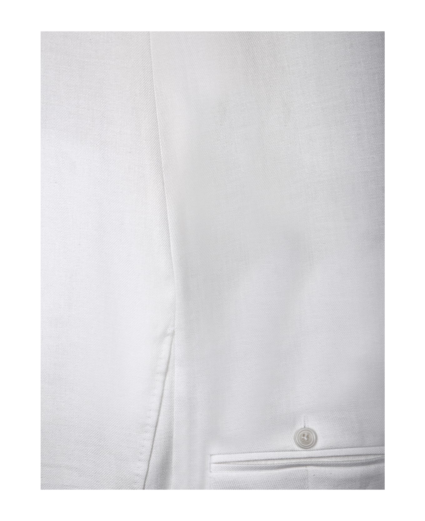 Tagliatore Vesuvio White Jacket - White