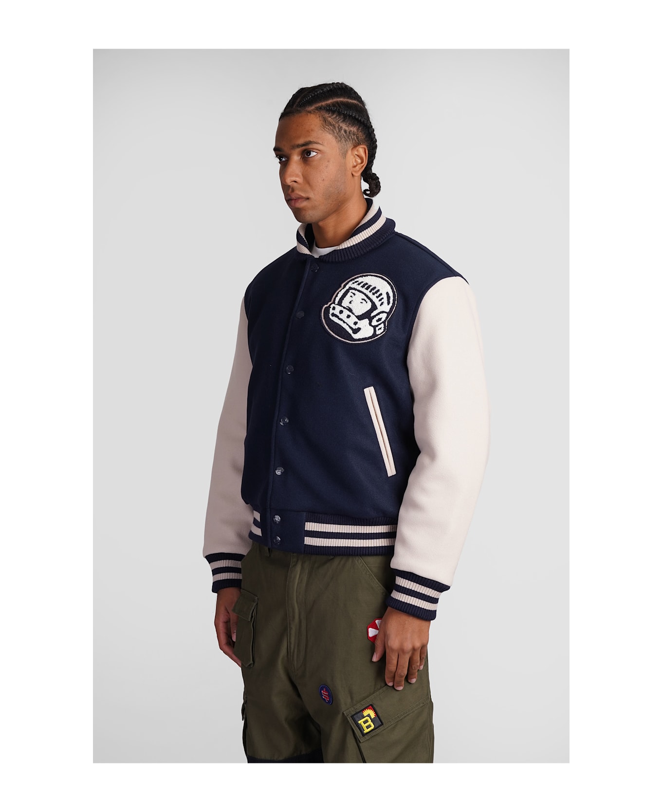 Billionaire Boys Club Bomber In Blue Polyester - blue