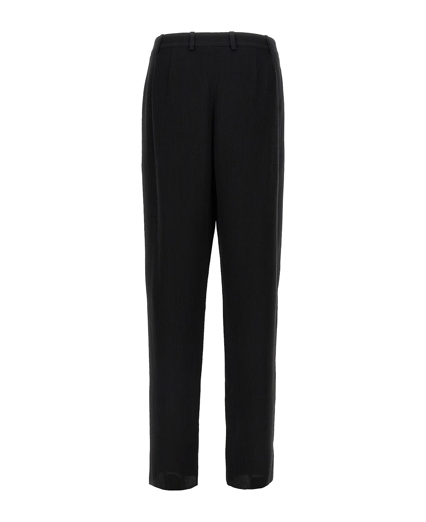 Saint Laurent Silk Pants - Black  