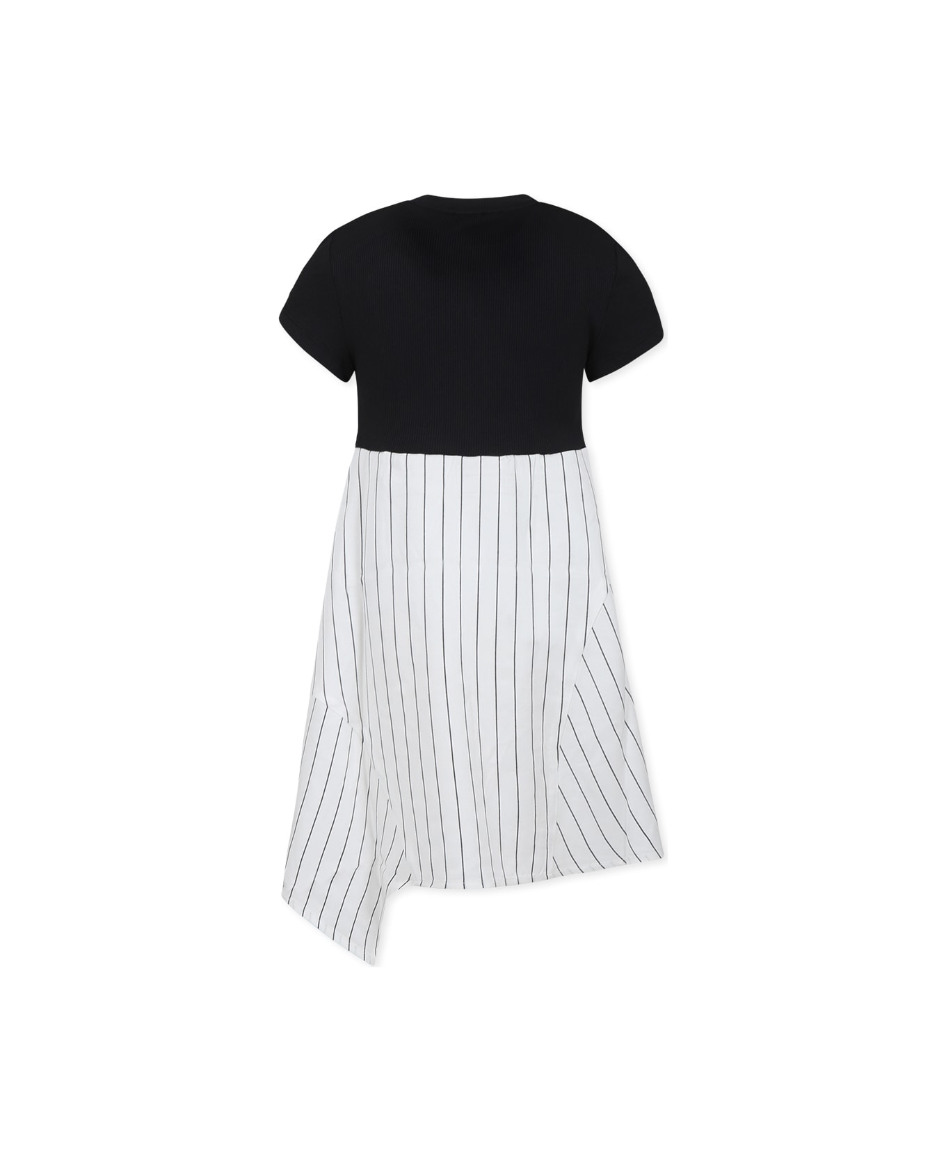 DKNY Multicolor Dress For Girl With Logo - Multicolor