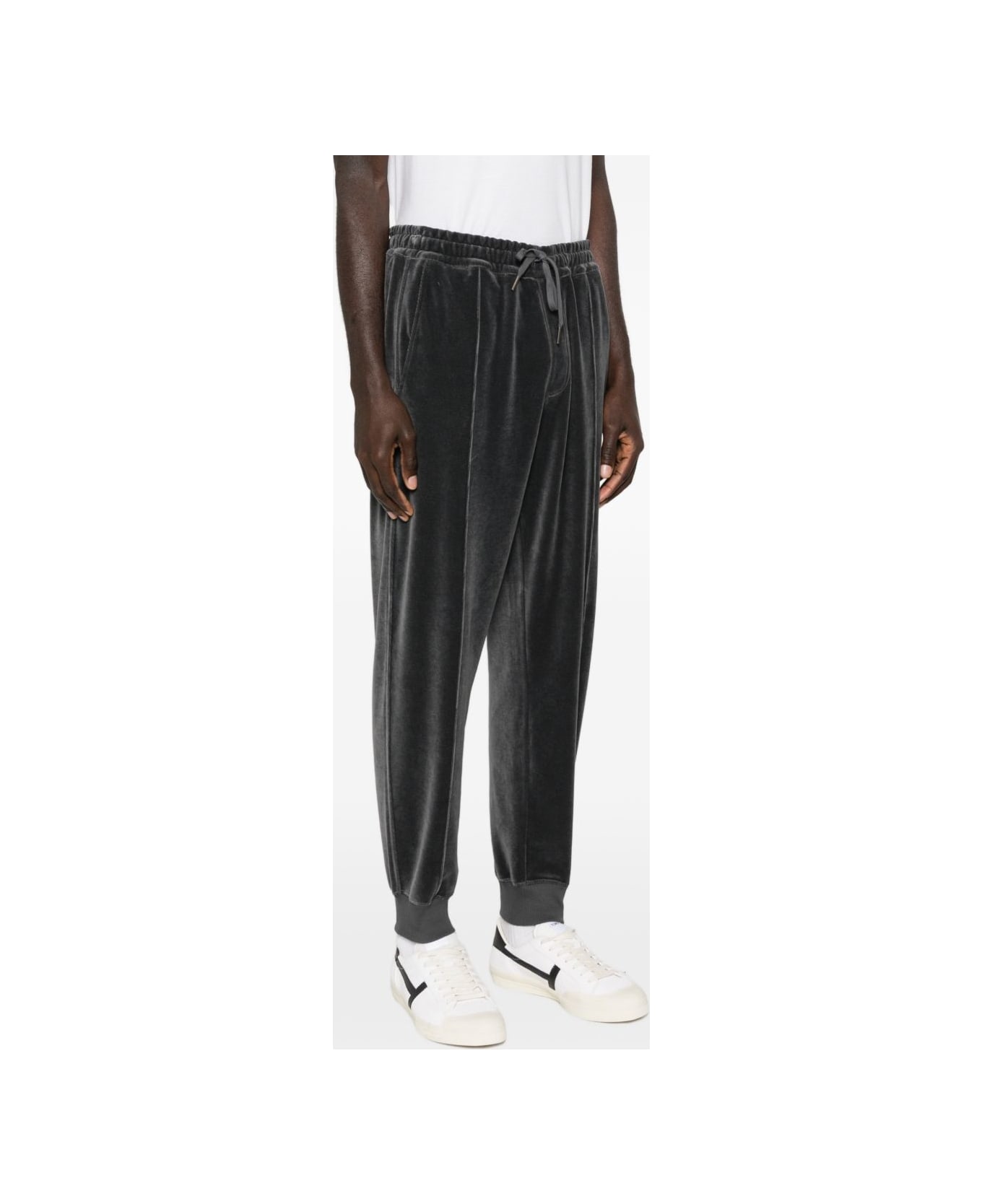 Tom Ford Velours Joggers - Grey