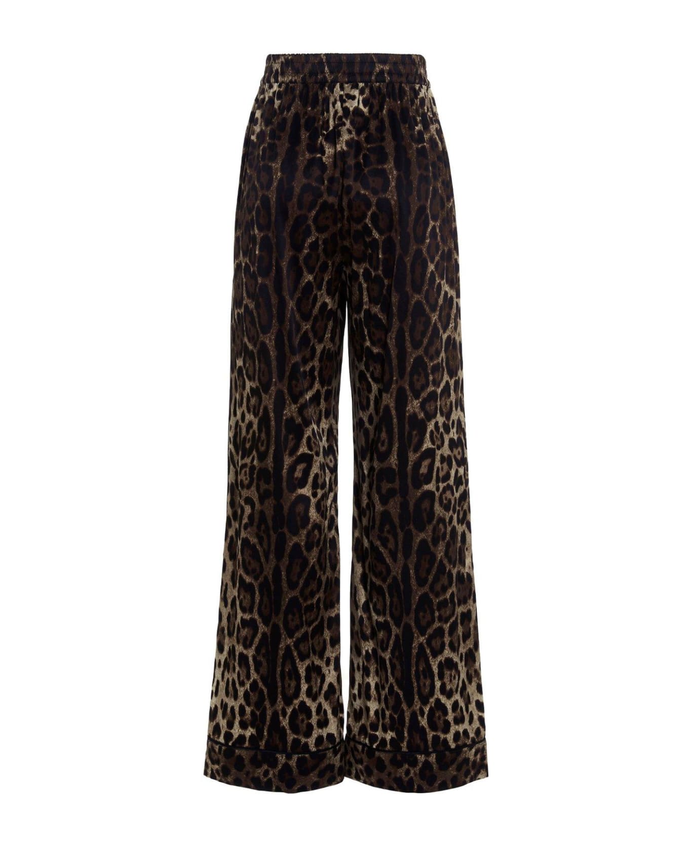 Dolce & Gabbana Leopard Print Pants
