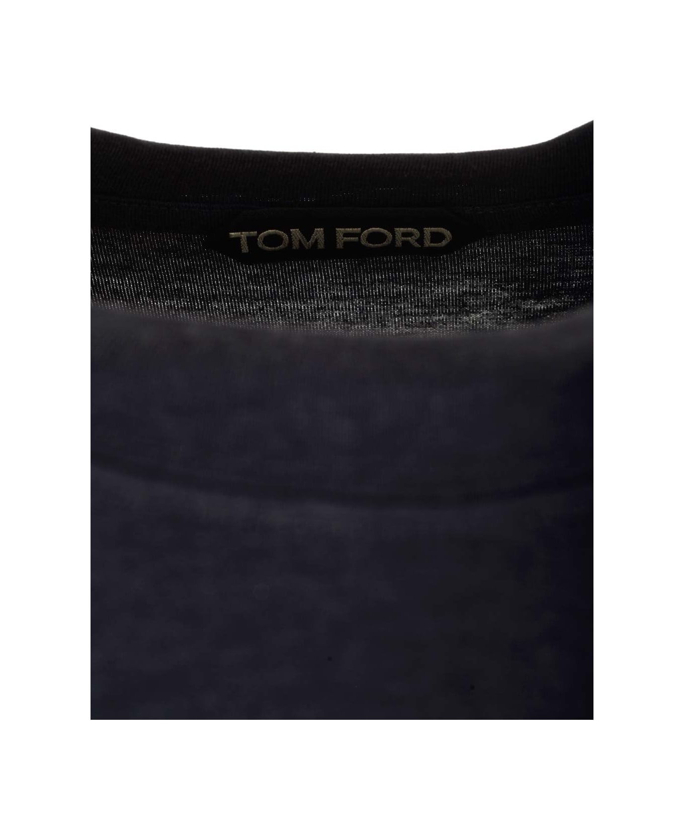 Tom Ford Strech T-shirt - DARK BLUE シャツ