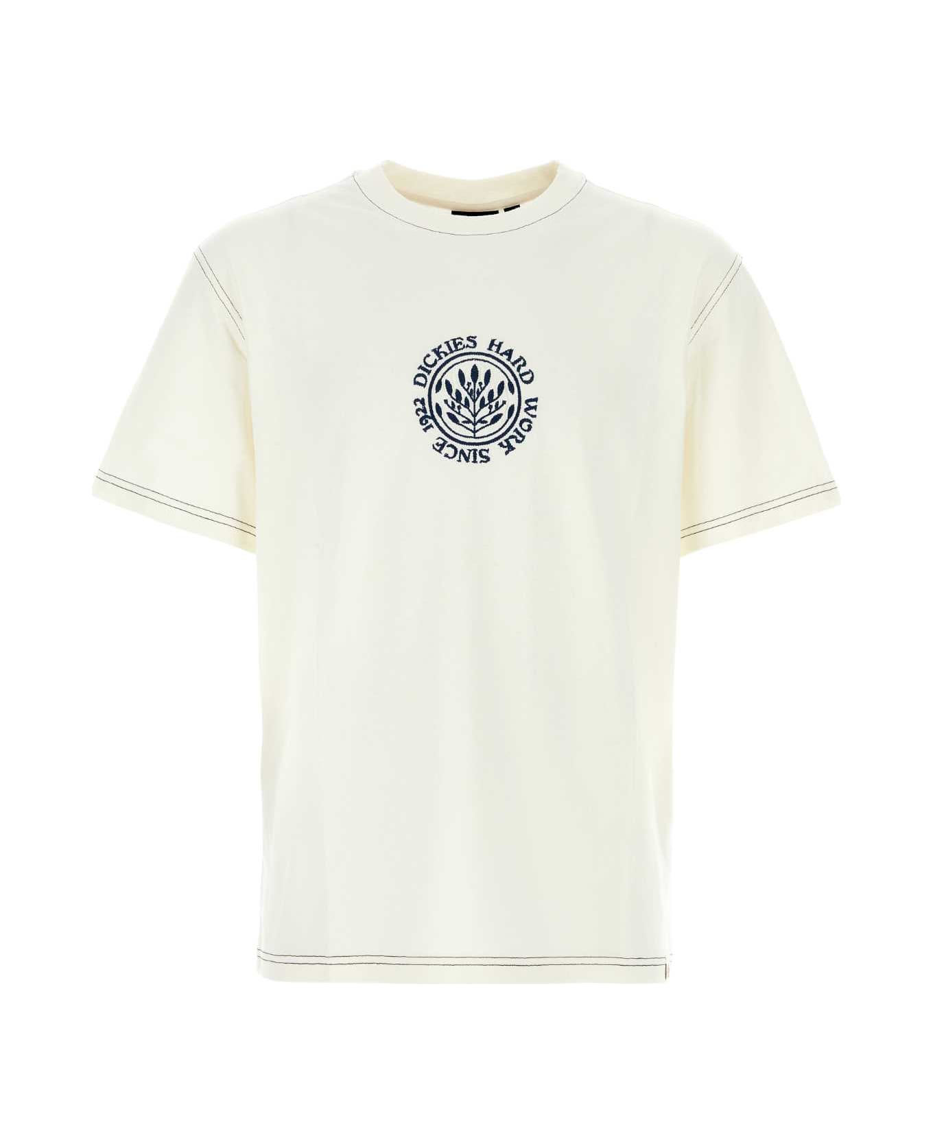 Dickies Ivory Cotton T-shirt - CLOUD