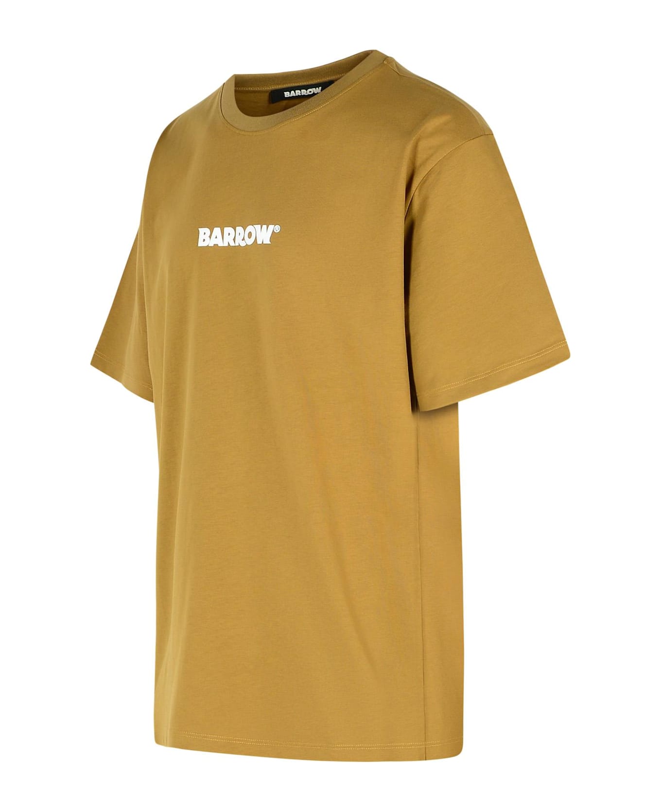 Barrow 'basic' Brown Cotton T-shirt - Brown